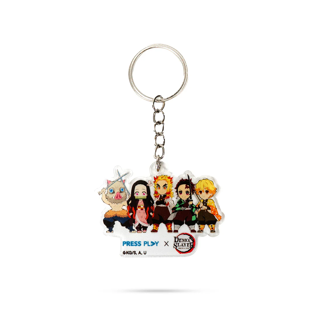 PRESS PLAY x DEMON SLAYER Ensemble Acrylic Keychain