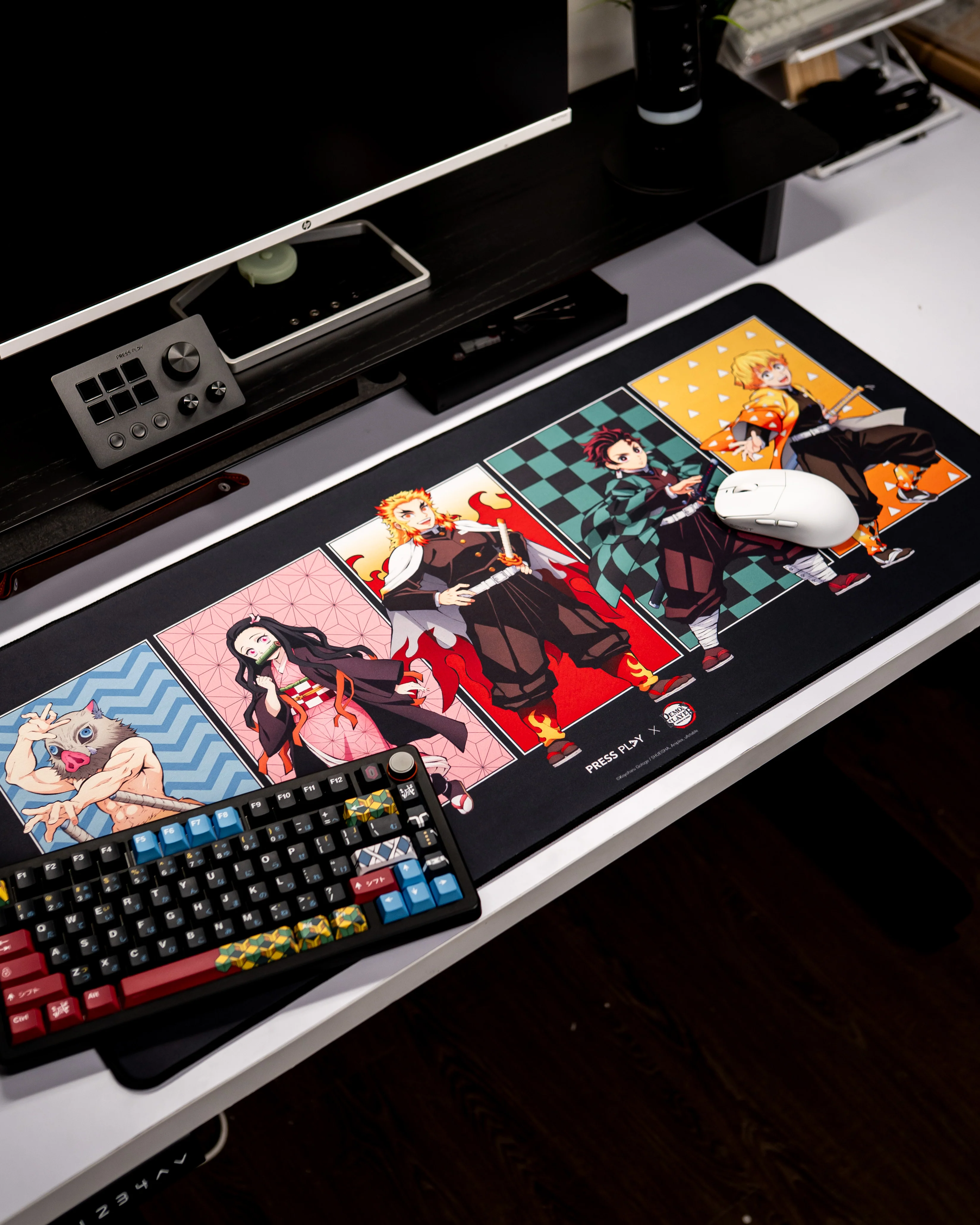 PRESS PLAY x DEMON SLAYER ENSEMBLE 40x90 Gaming Deskmat Mousepad - Image 3