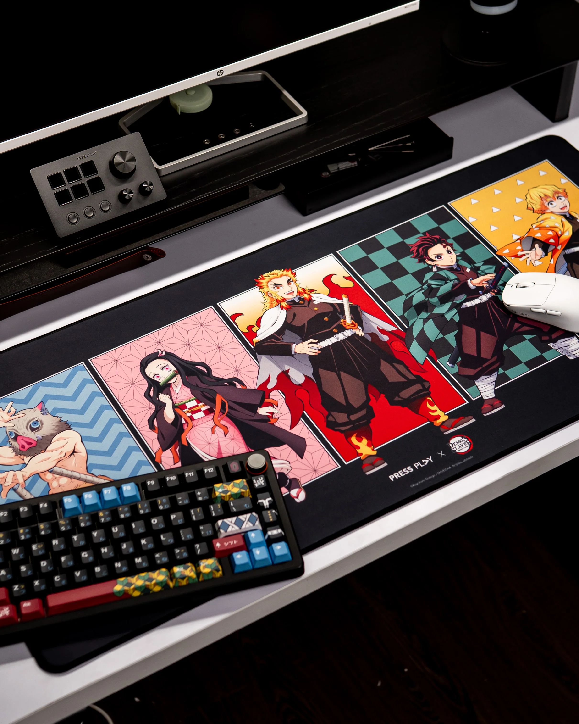 PRESS PLAY x DEMON SLAYER ENSEMBLE 40x90 Gaming Deskmat Mousepad - Image 4