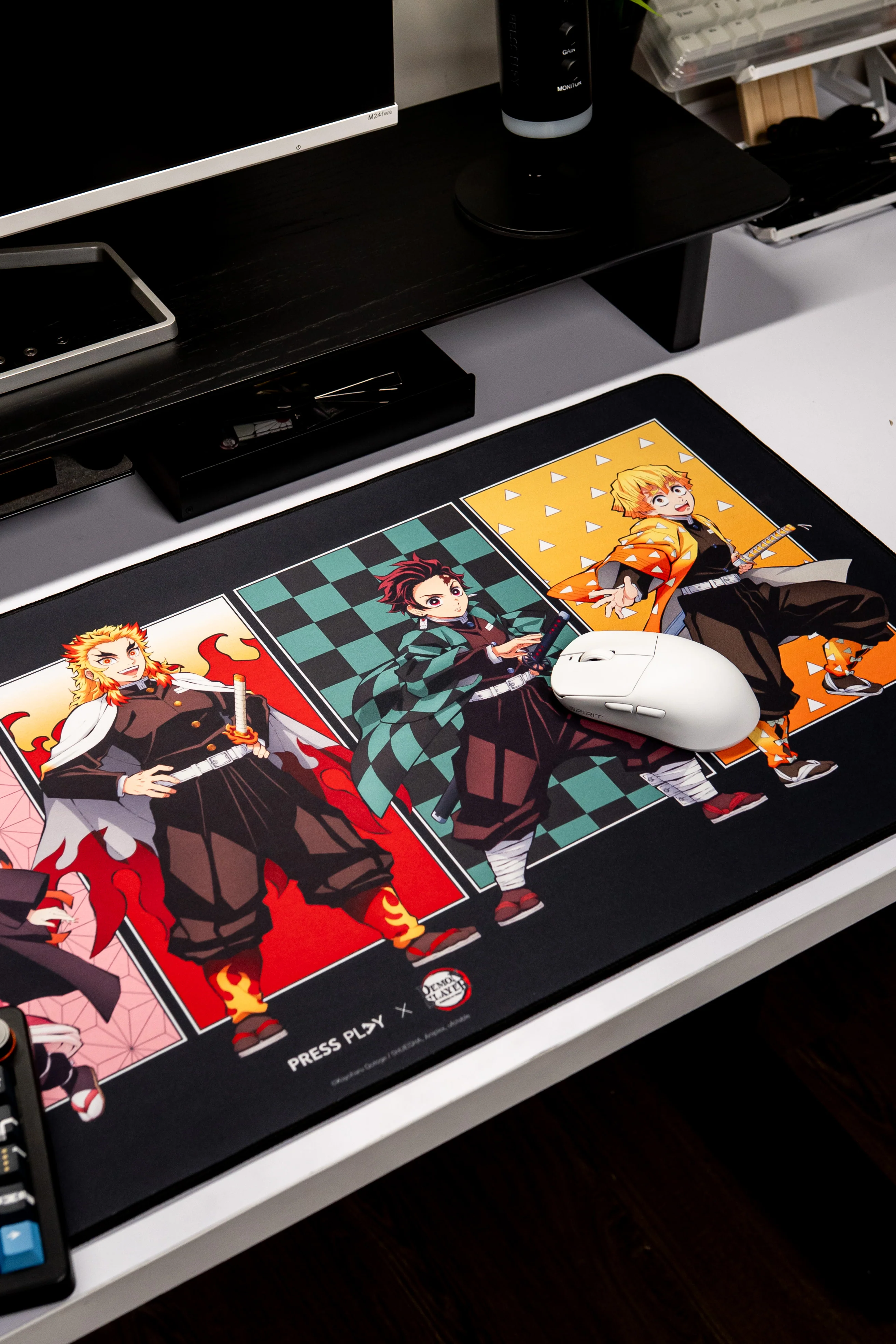 PRESS PLAY x DEMON SLAYER ENSEMBLE 40x90 Gaming Deskmat Mousepad - Image 7