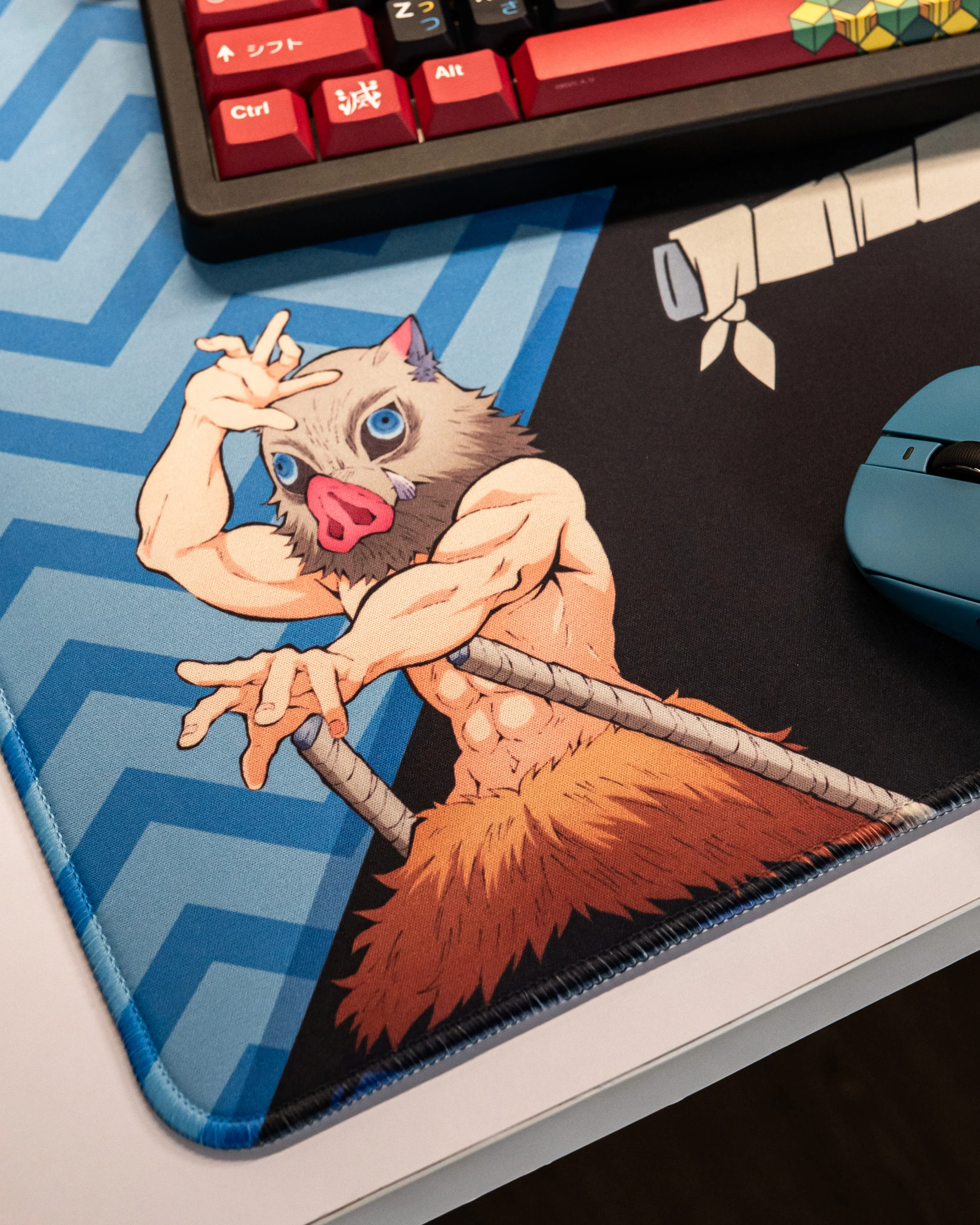PRESS PLAY x DEMON SLAYER NICHIRIN 40x90 Gaming Deskmat Mousepad - Image 13