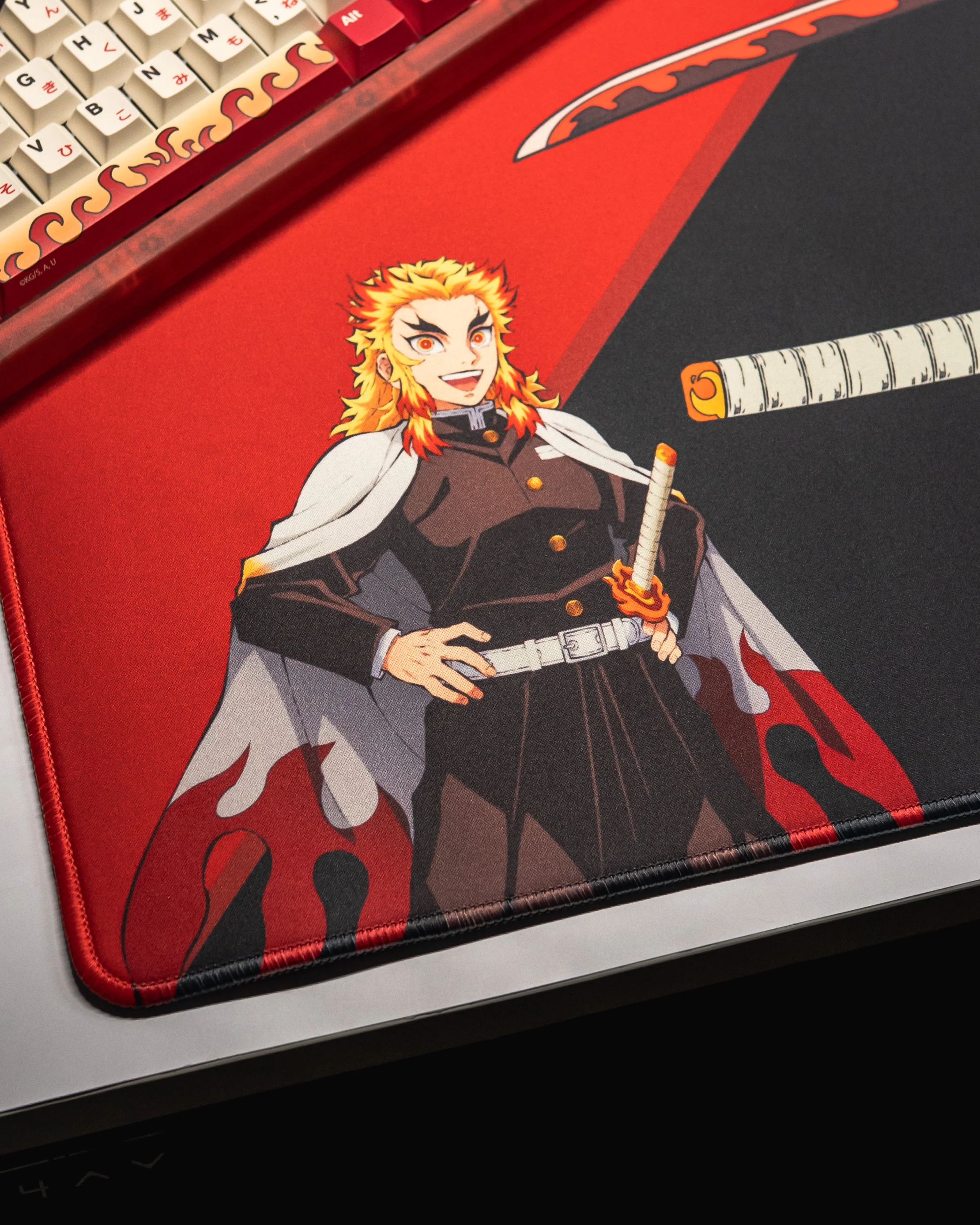 PRESS PLAY x DEMON SLAYER NICHIRIN 40x90 Gaming Deskmat Mousepad - Image 15