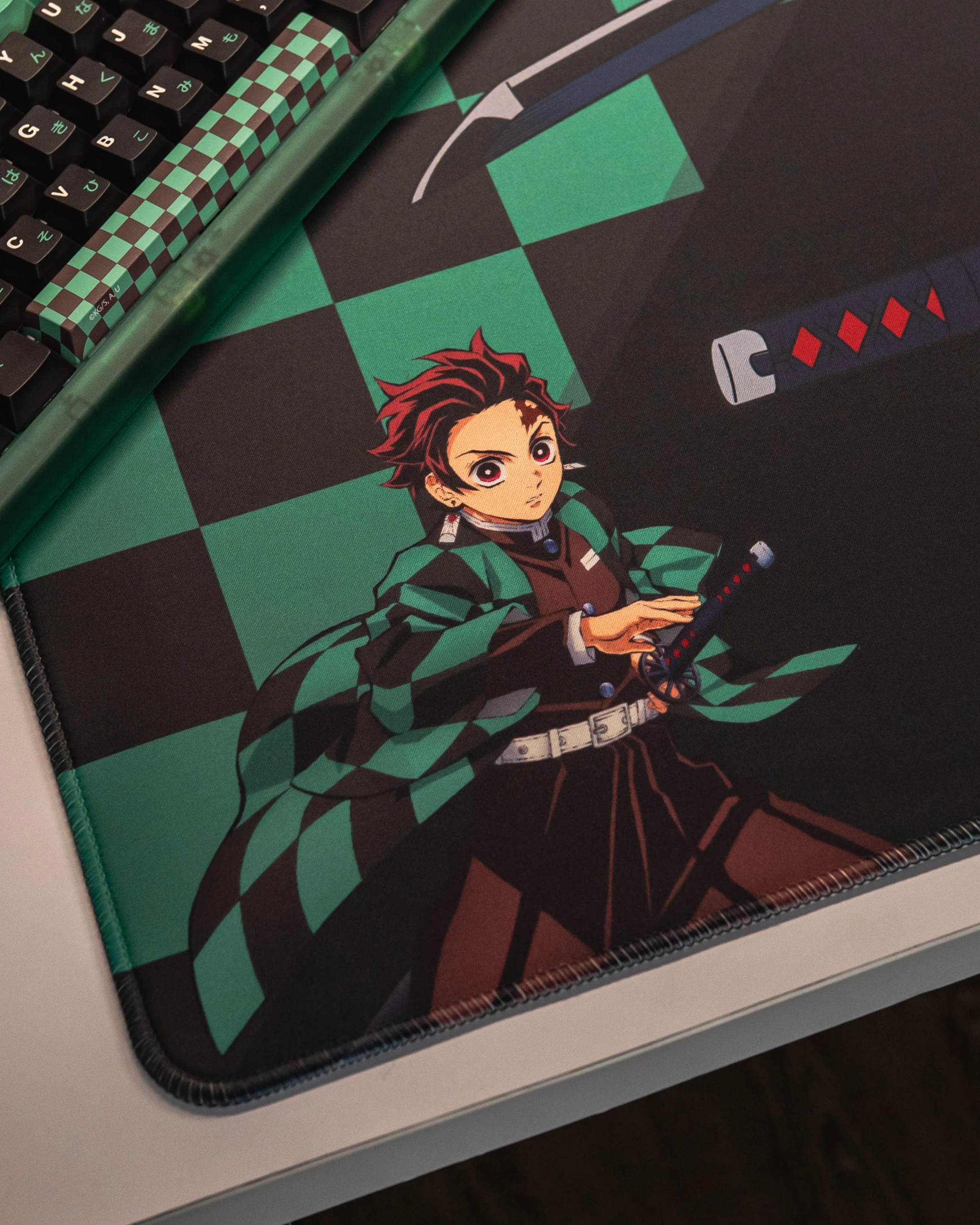 PRESS PLAY x DEMON SLAYER NICHIRIN 40x90 Gaming Deskmat Mousepad - Image 8