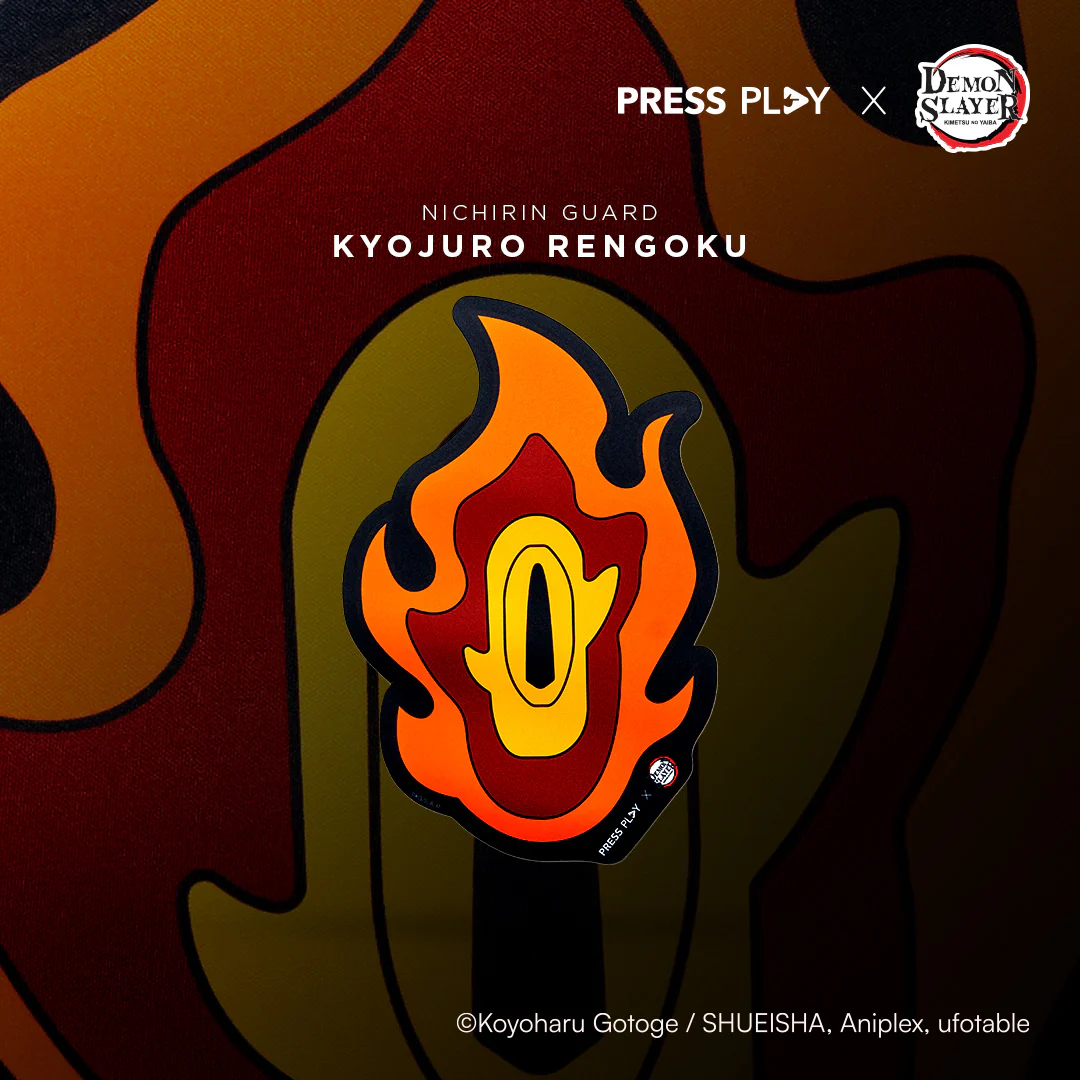 PRESS PLAY x DEMON SLAYER NICHIRIN GUARD - RENGOKU 24x35,5cm Irregular Mousepad