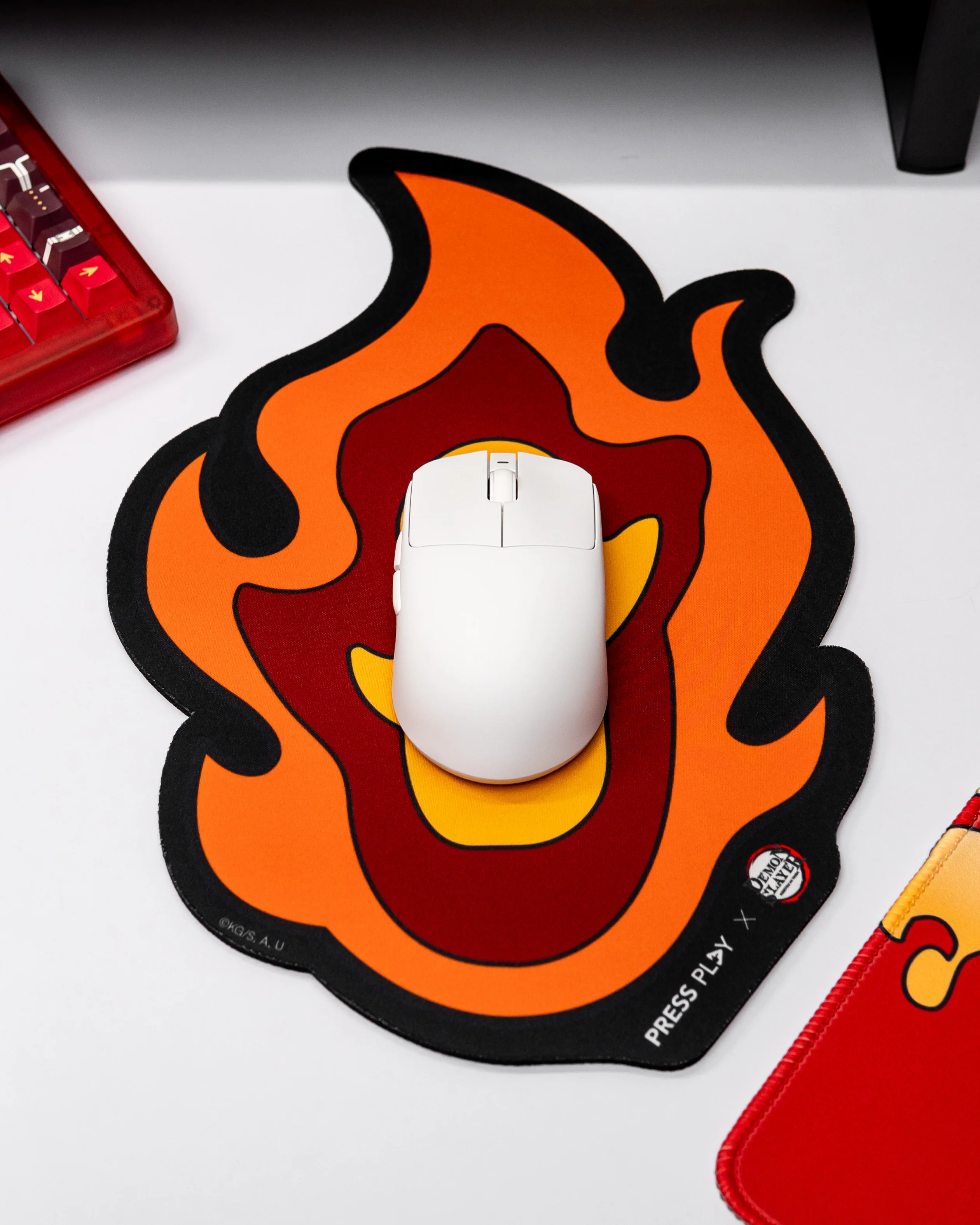 PRESS PLAY x DEMON SLAYER NICHIRIN GUARD - RENGOKU 24x35,5cm Irregular Mousepad - Image 3