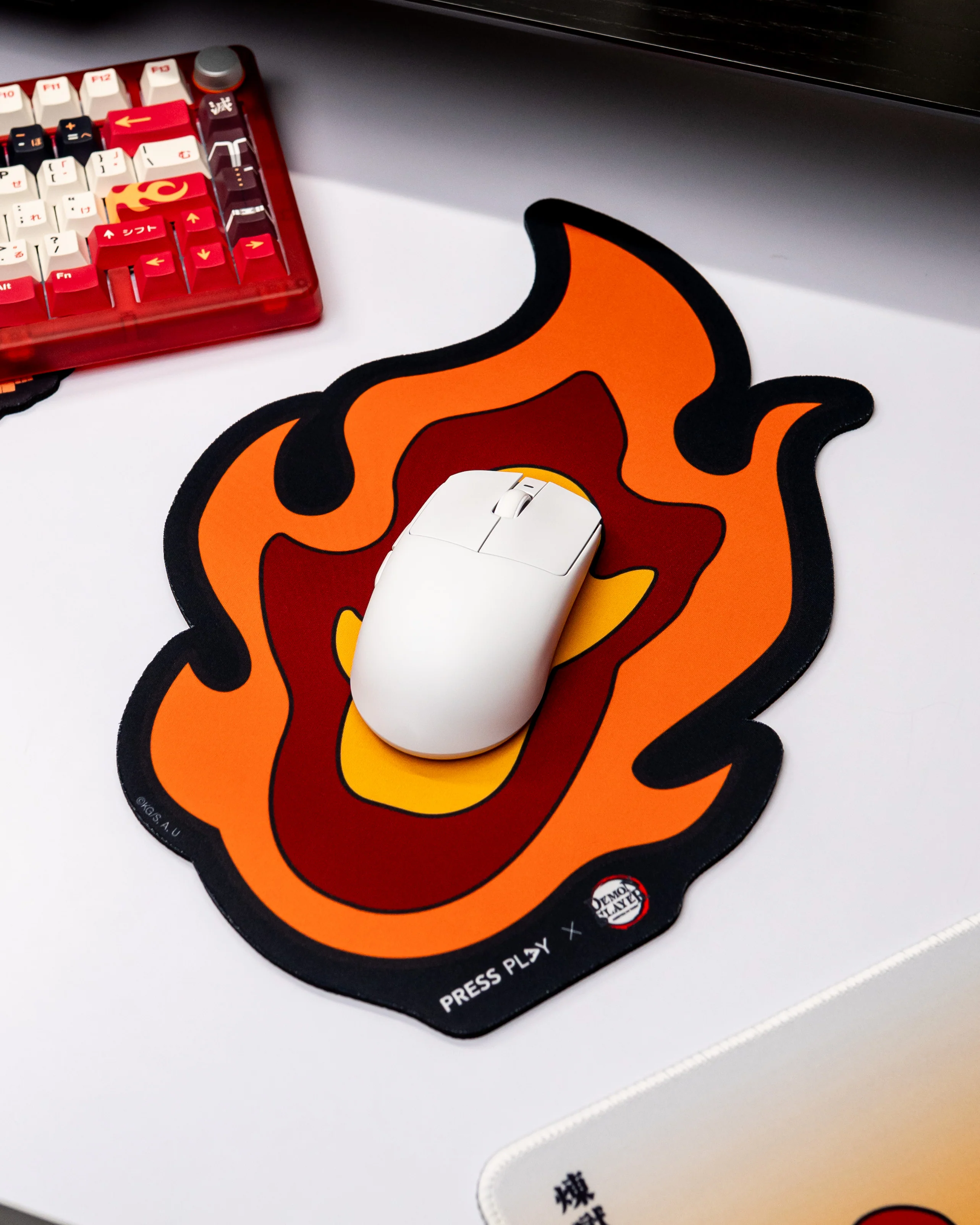 PRESS PLAY x DEMON SLAYER NICHIRIN GUARD - RENGOKU 24x35,5cm Irregular Mousepad - Image 4