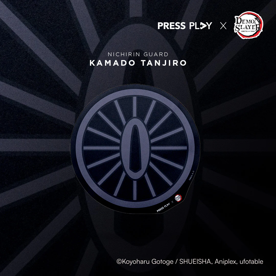 PRESS PLAY x DEMON SLAYER NICHIRIN GUARD - TANJIRO 36cm Irregular Mousepad