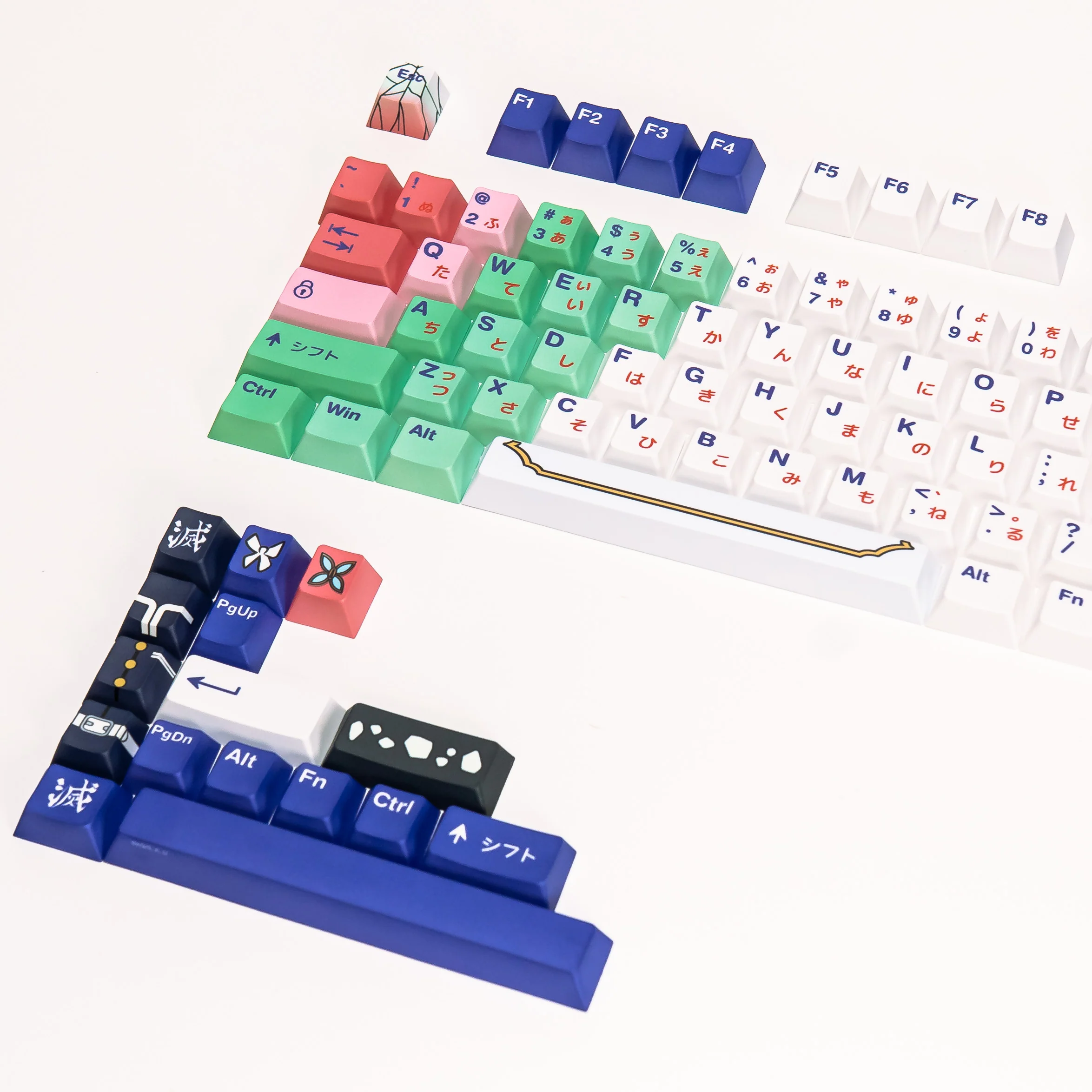 PRESS PLAY X DEMON SLAYER PPBT KOCHO SHINOBU Dye Sub Keycaps - Image 10