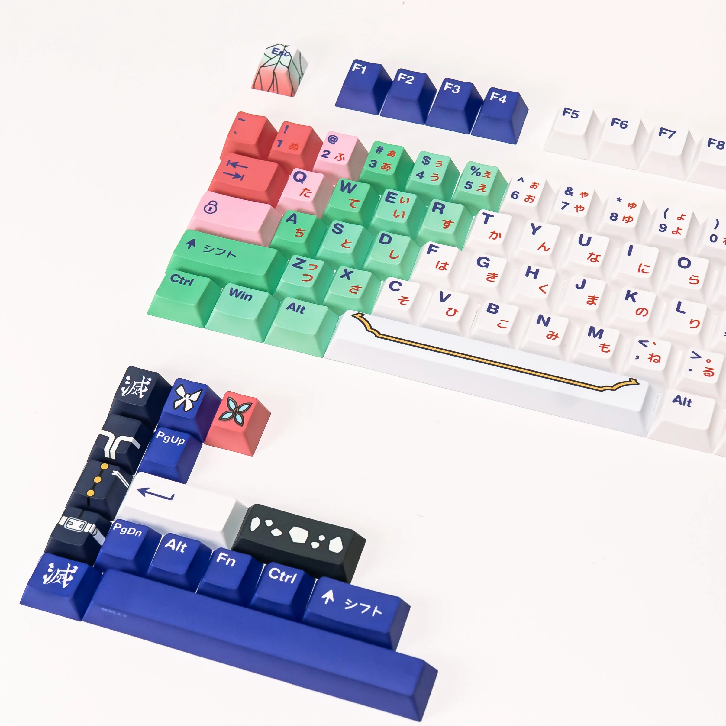 PRESS PLAY X DEMON SLAYER PPBT KOCHO SHINOBU Dye Sub Keycaps - Image 14
