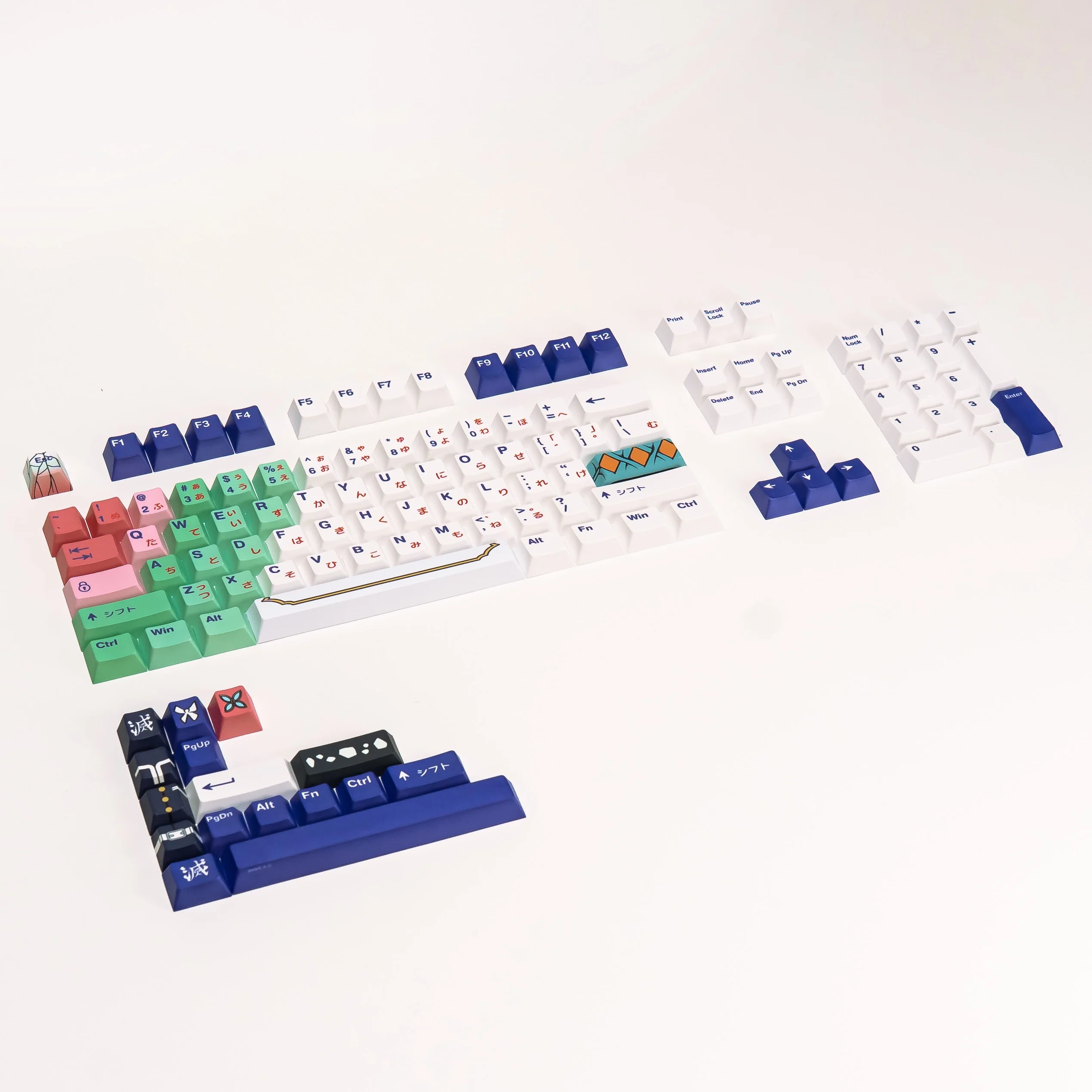 PRESS PLAY X DEMON SLAYER PPBT KOCHO SHINOBU Dye Sub Keycaps - Image 4