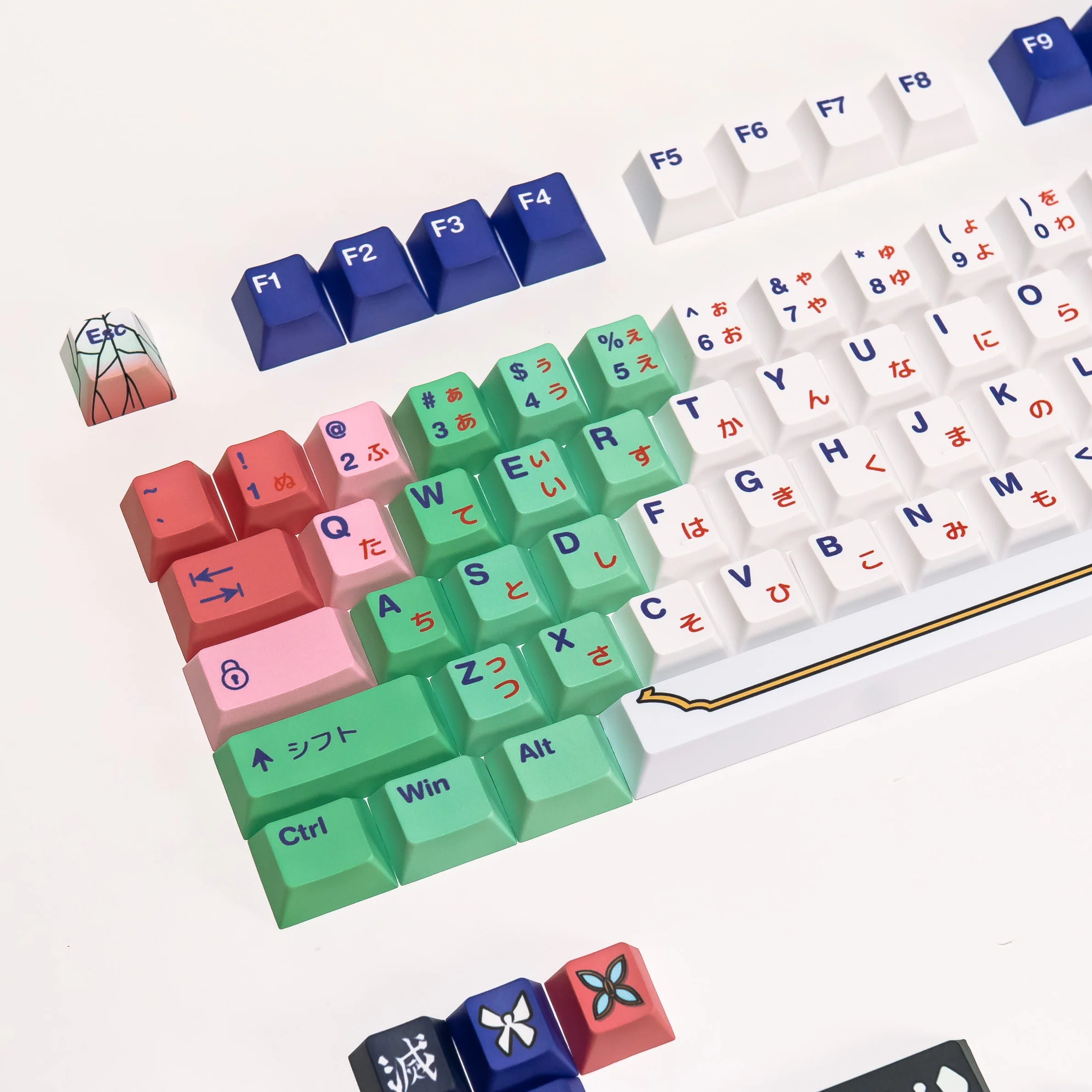 PRESS PLAY X DEMON SLAYER PPBT KOCHO SHINOBU Dye Sub Keycaps - Image 5