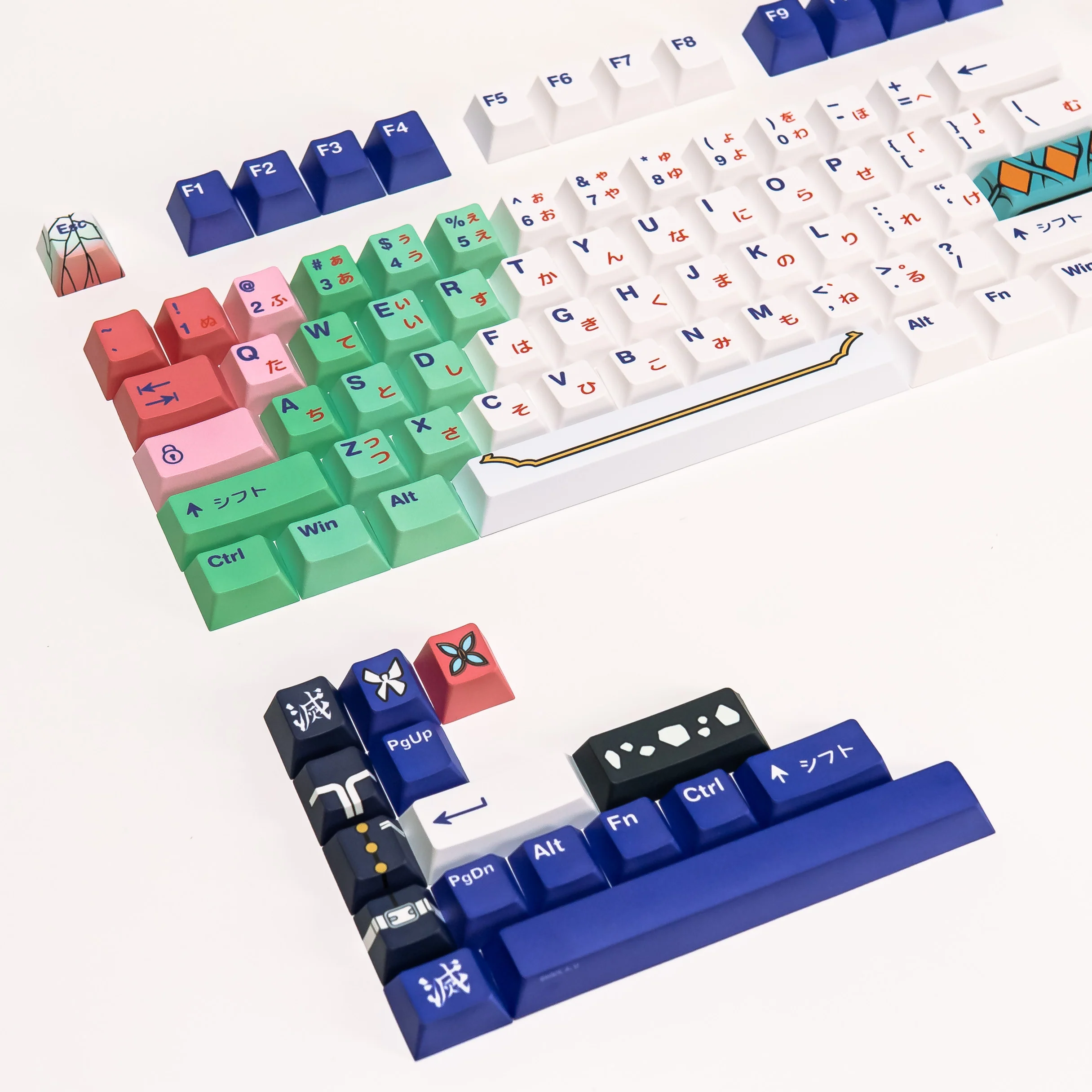 PRESS PLAY X DEMON SLAYER PPBT KOCHO SHINOBU Dye Sub Keycaps - Image 6