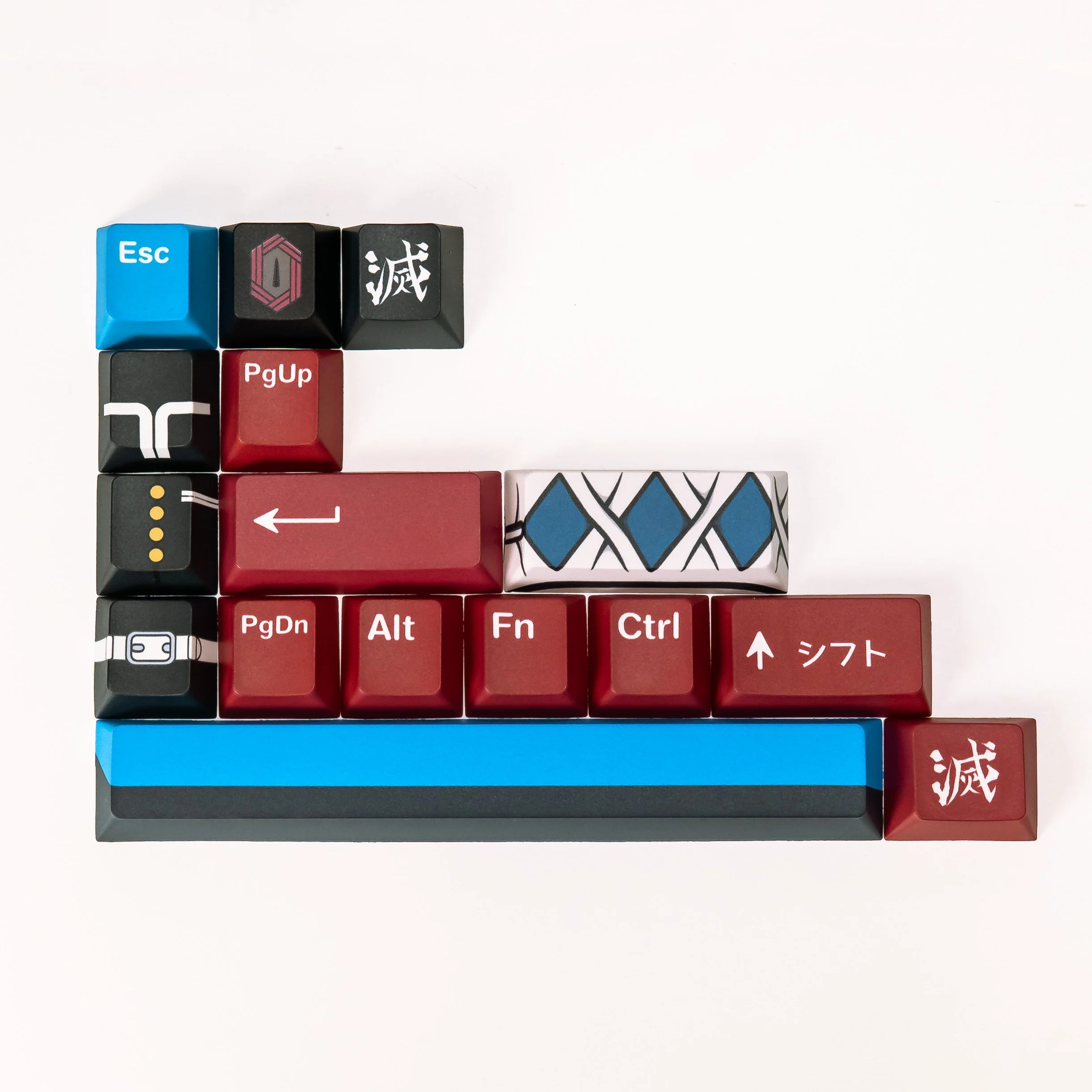 PRESS PLAY X DEMON SLAYER PPBT TOMIOKA GIYU Dye Sub Keycaps - Image 12