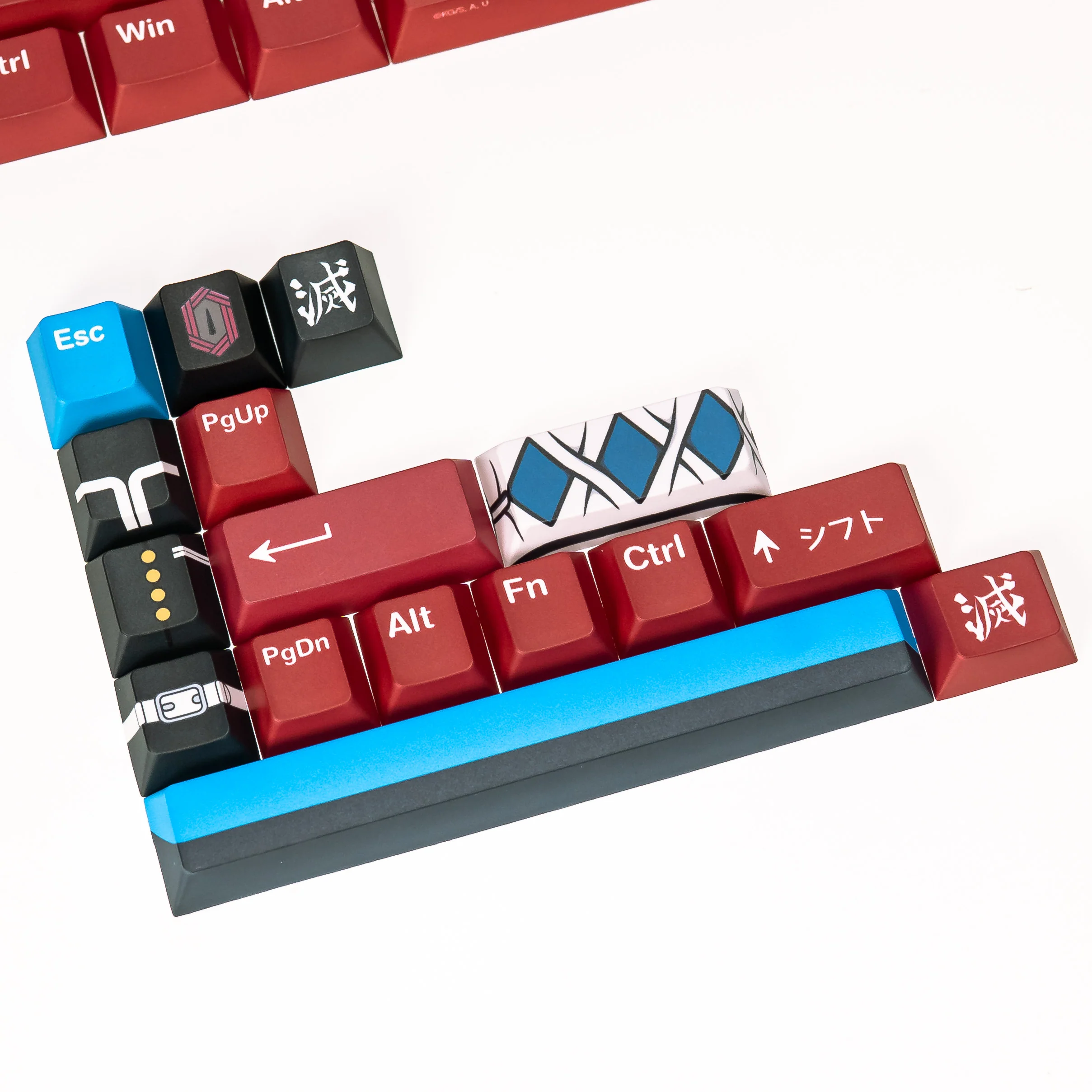 PRESS PLAY X DEMON SLAYER PPBT TOMIOKA GIYU Dye Sub Keycaps - Image 13