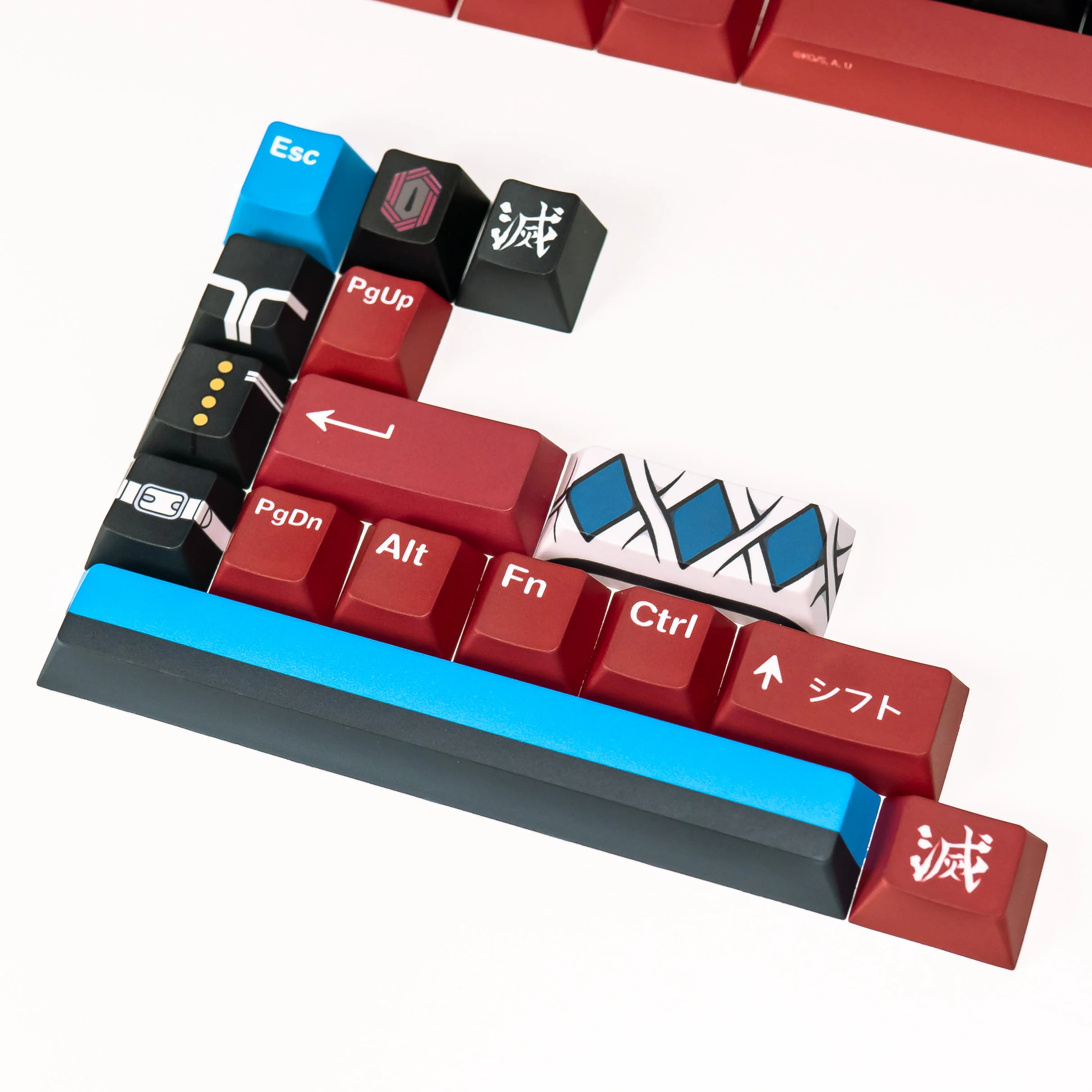 PRESS PLAY X DEMON SLAYER PPBT TOMIOKA GIYU Dye Sub Keycaps - Image 17