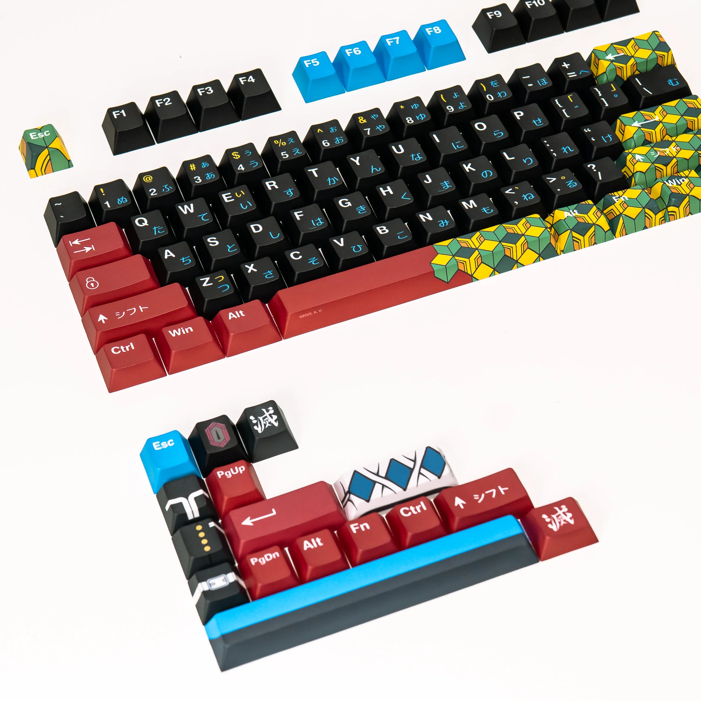 PRESS PLAY X DEMON SLAYER PPBT TOMIOKA GIYU Dye Sub Keycaps - Image 22