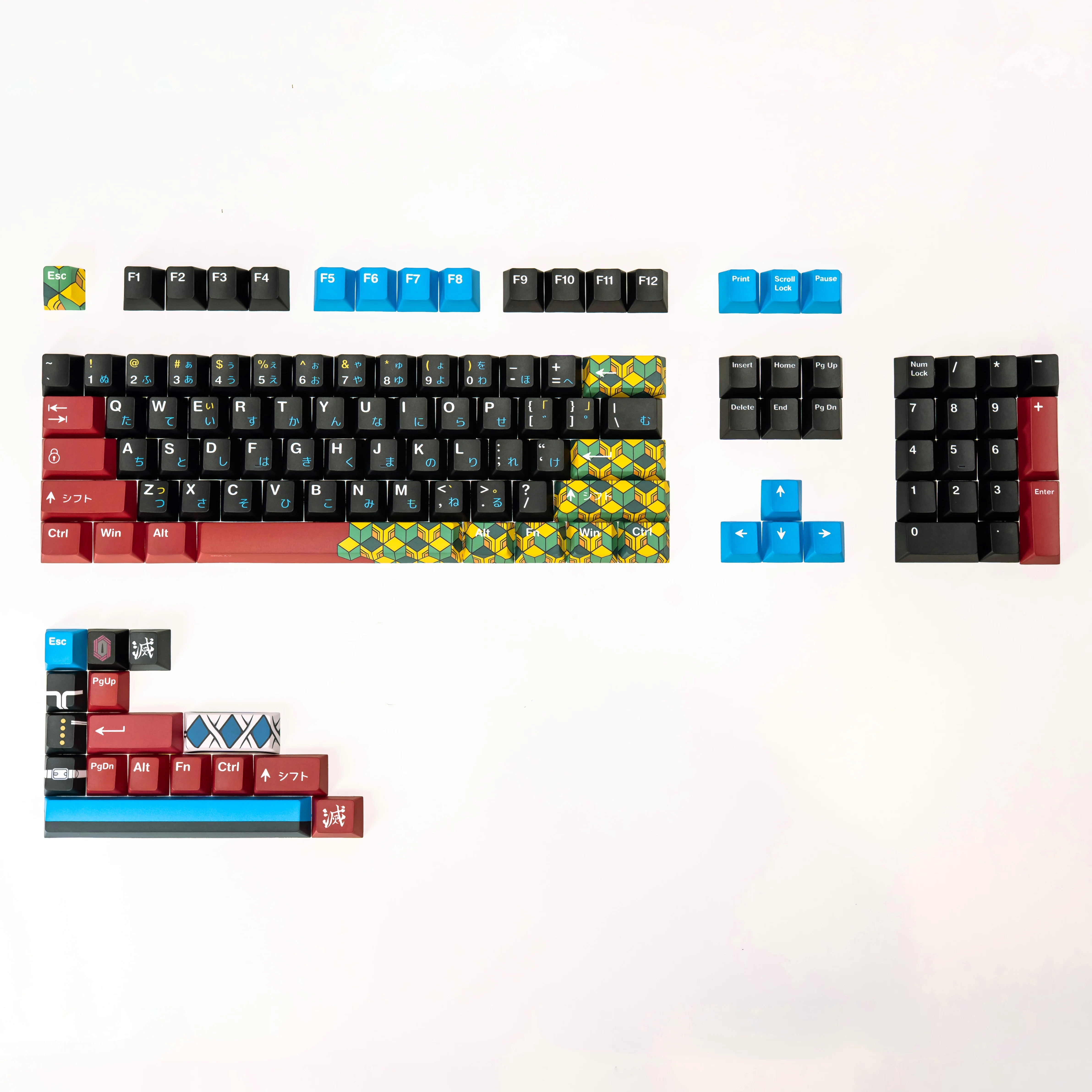 PRESS PLAY X DEMON SLAYER PPBT TOMIOKA GIYU Dye Sub Keycaps - Image 7
