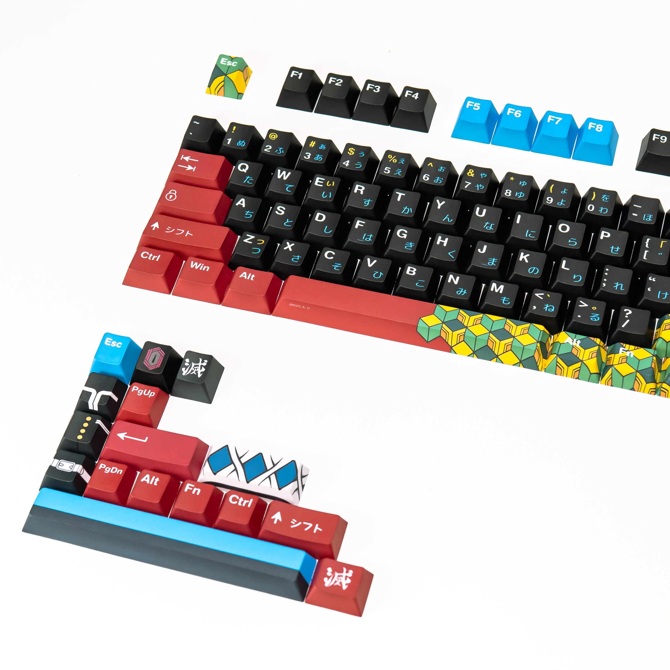 PRESS PLAY X DEMON SLAYER PPBT TOMIOKA GIYU Dye Sub Keycaps - Image 8