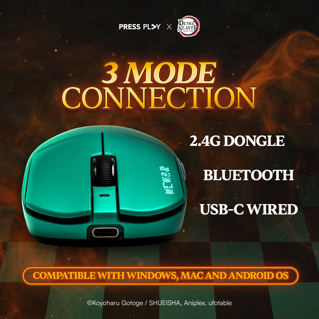 PRESS PLAY x DEMON SLAYER SPIRIT Pro 3395 - Kamado Tanjiro Edition - Image 3