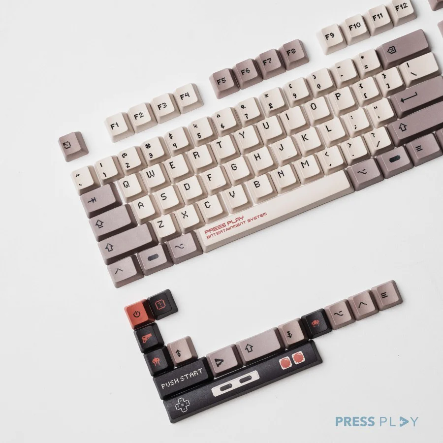 RES Retro Entertainment System Press Play x Jebbra PBT Keycaps - Image 3