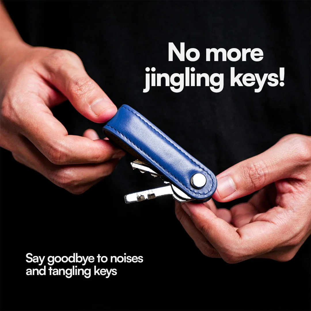 REVOLVE Leather Keyholder Key Holder Kulit by Press Play - Image 5