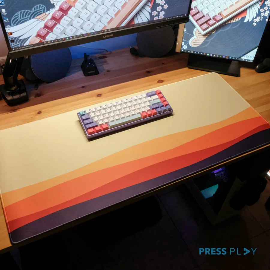 ROLLING HILLS Gaming Mousepad Deskmat by Press Play - Image 6