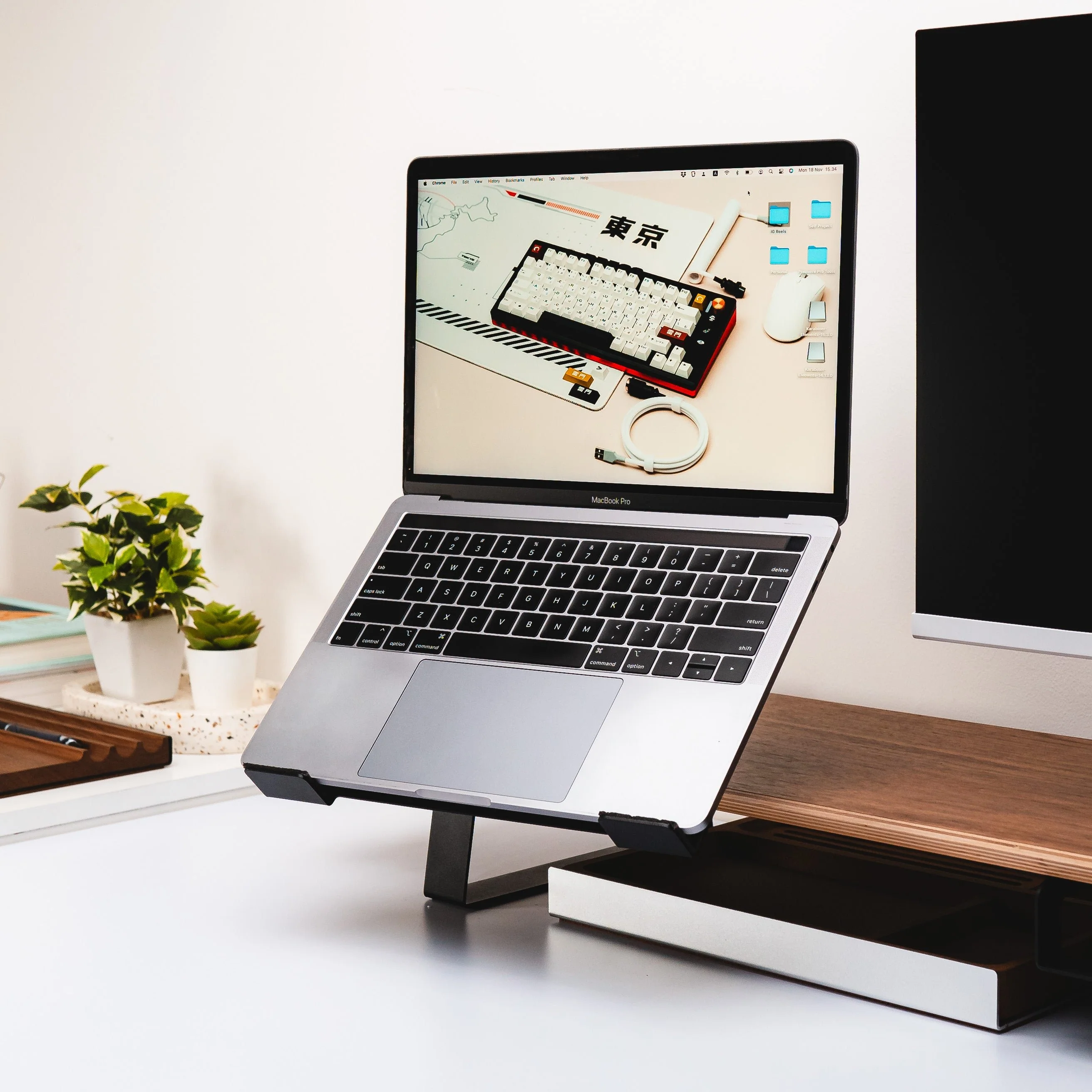 Rotatable Laptop Tray Tablet Dock for NOOK Desk Shelf Pro - Image 2