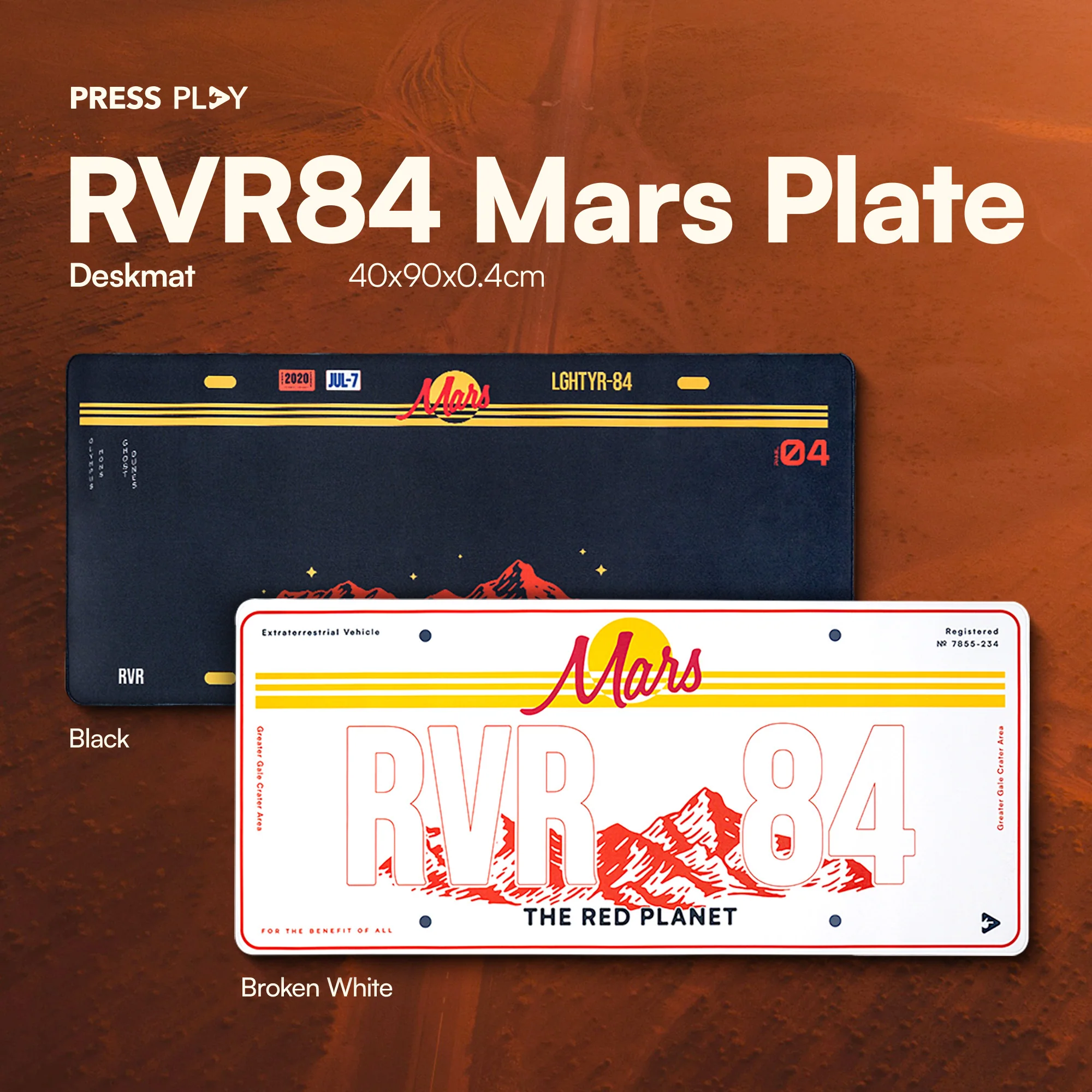 RVR84 MARS PLATE Gaming Mousepad Deskmat - Image 2