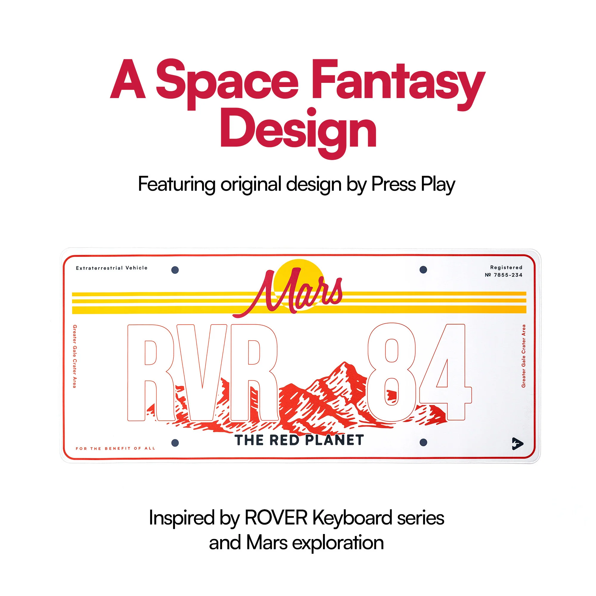 RVR84 MARS PLATE Gaming Mousepad Deskmat - Image 5