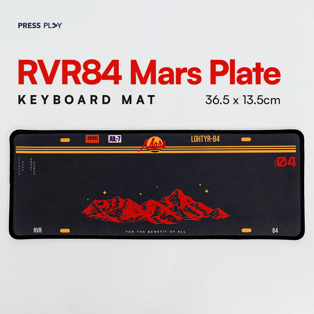 RVR84 Mars Plate Mini Keyboard Mat Deskmat - Image 2