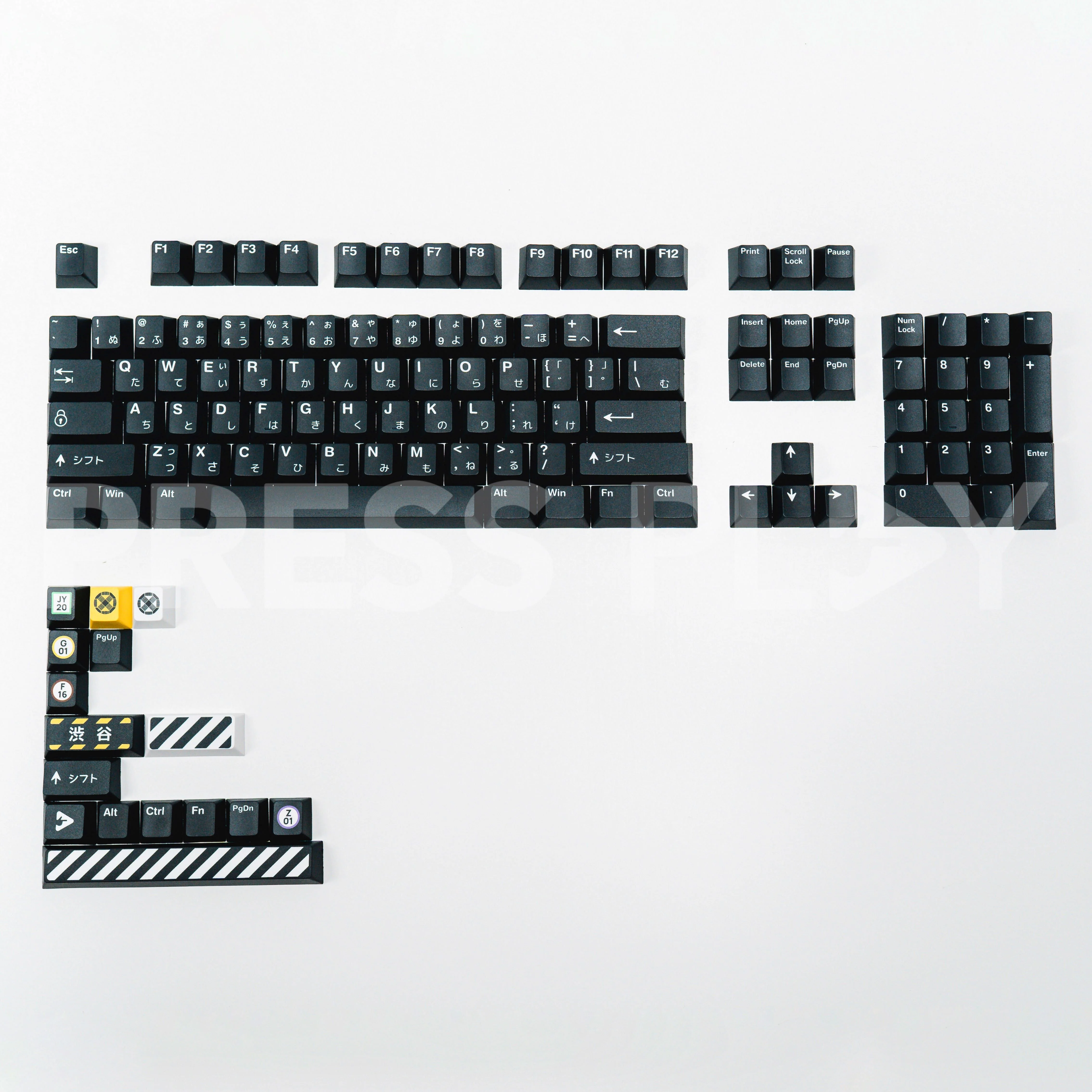 PPBT SHIBUYA PBT Dye Sub Keycap Set Japanese Root by Press Play - Image 11