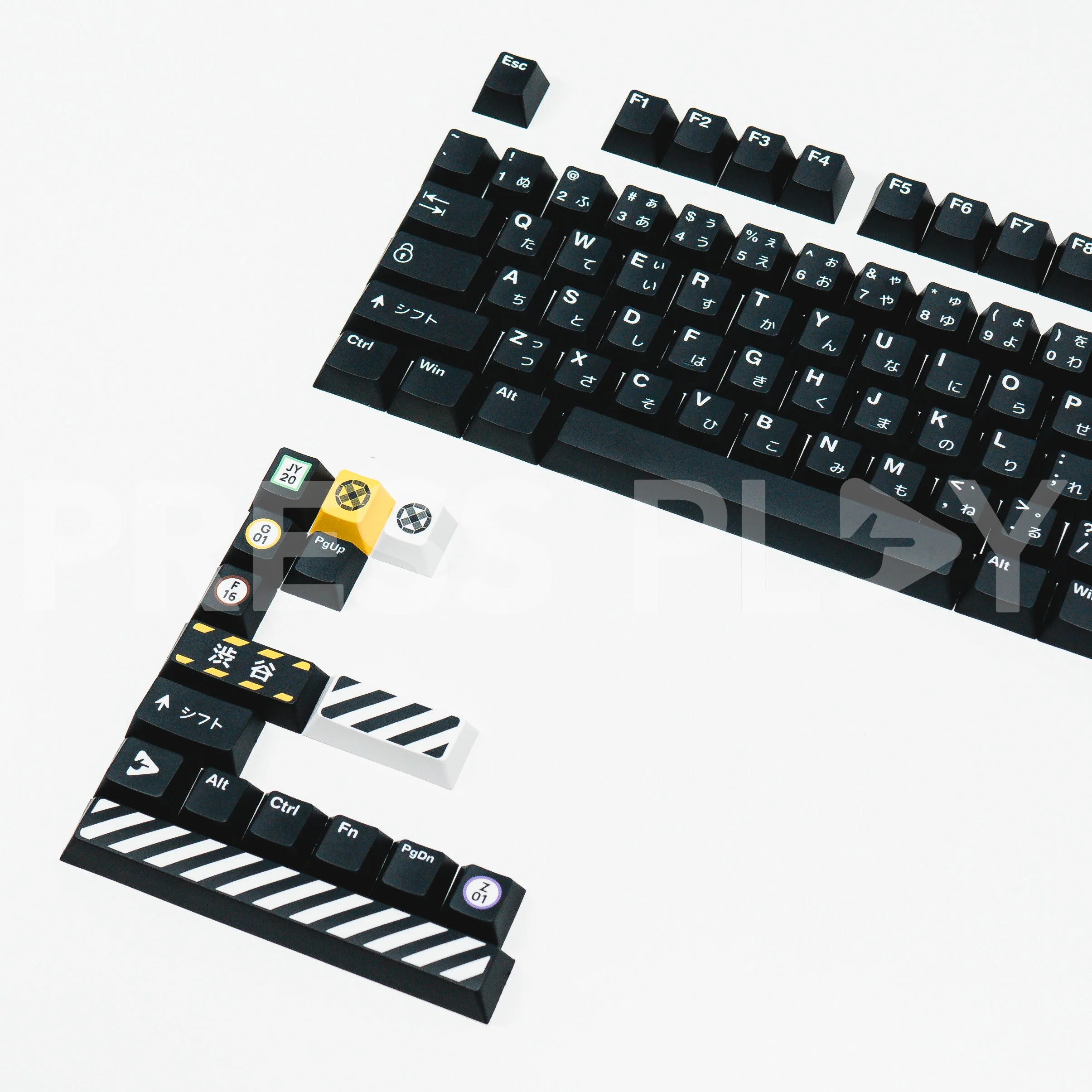PPBT SHIBUYA PBT Dye Sub Keycap Set Japanese Root by Press Play - Image 12