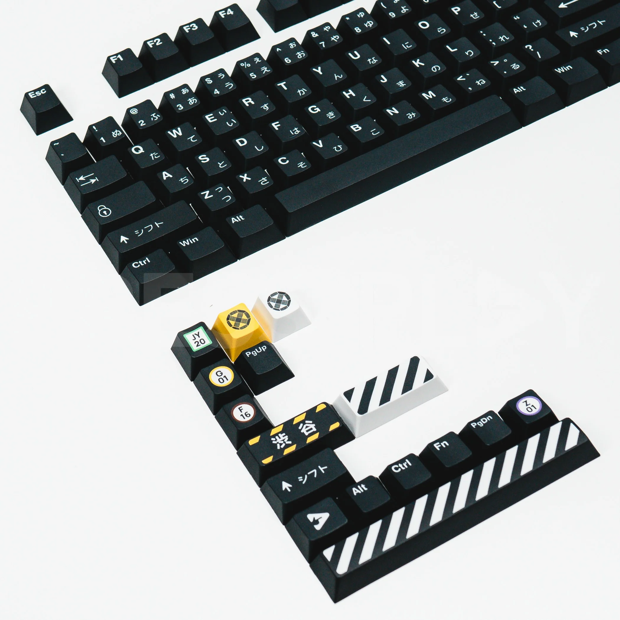 PPBT SHIBUYA PBT Dye Sub Keycap Set Japanese Root by Press Play - Image 6