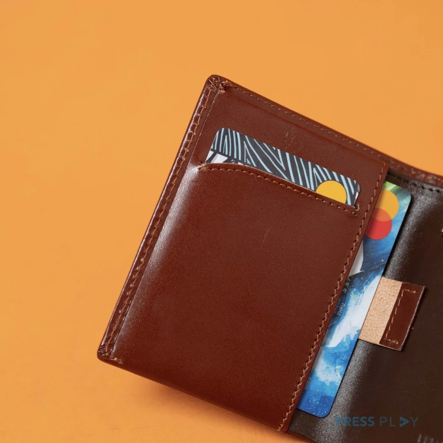 SLIMFOLD Slim Vegetable Tanned Leather Wallet by Press Play - Image 11