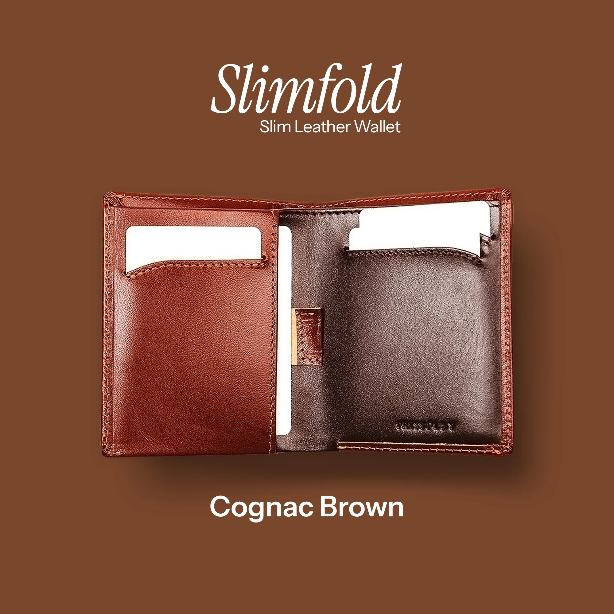 SLIMFOLD Slim Vegetable Tanned Leather Wallet by Press Play - Image 13