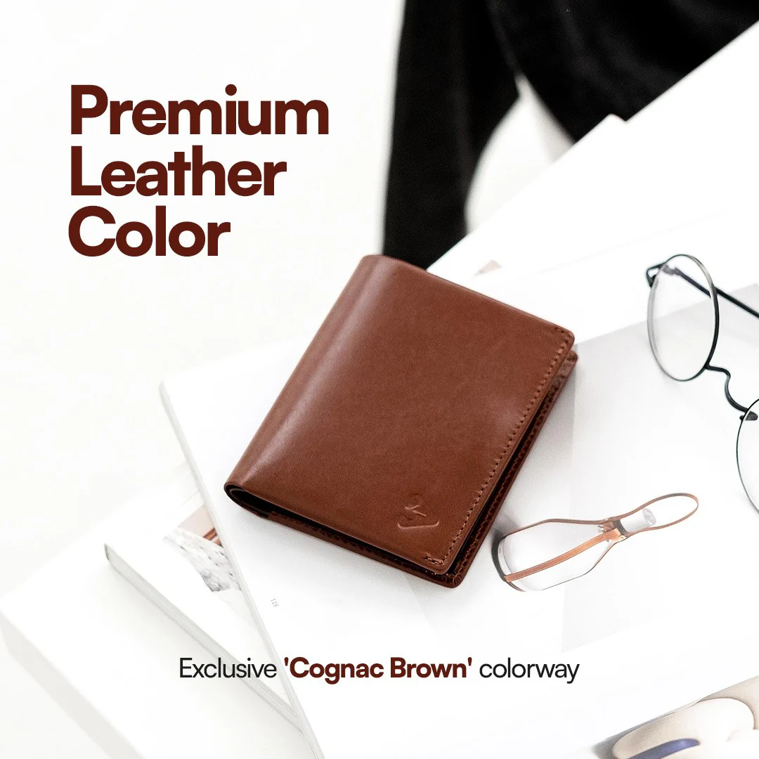 SLIMFOLD Slim Vegetable Tanned Leather Wallet by Press Play - Image 6