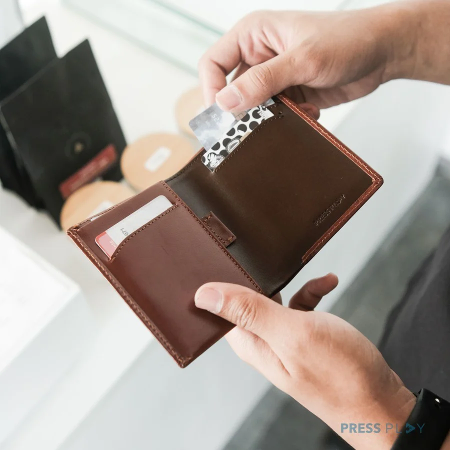 SLIMFOLD Slim Vegetable Tanned Leather Wallet by Press Play - Image 8