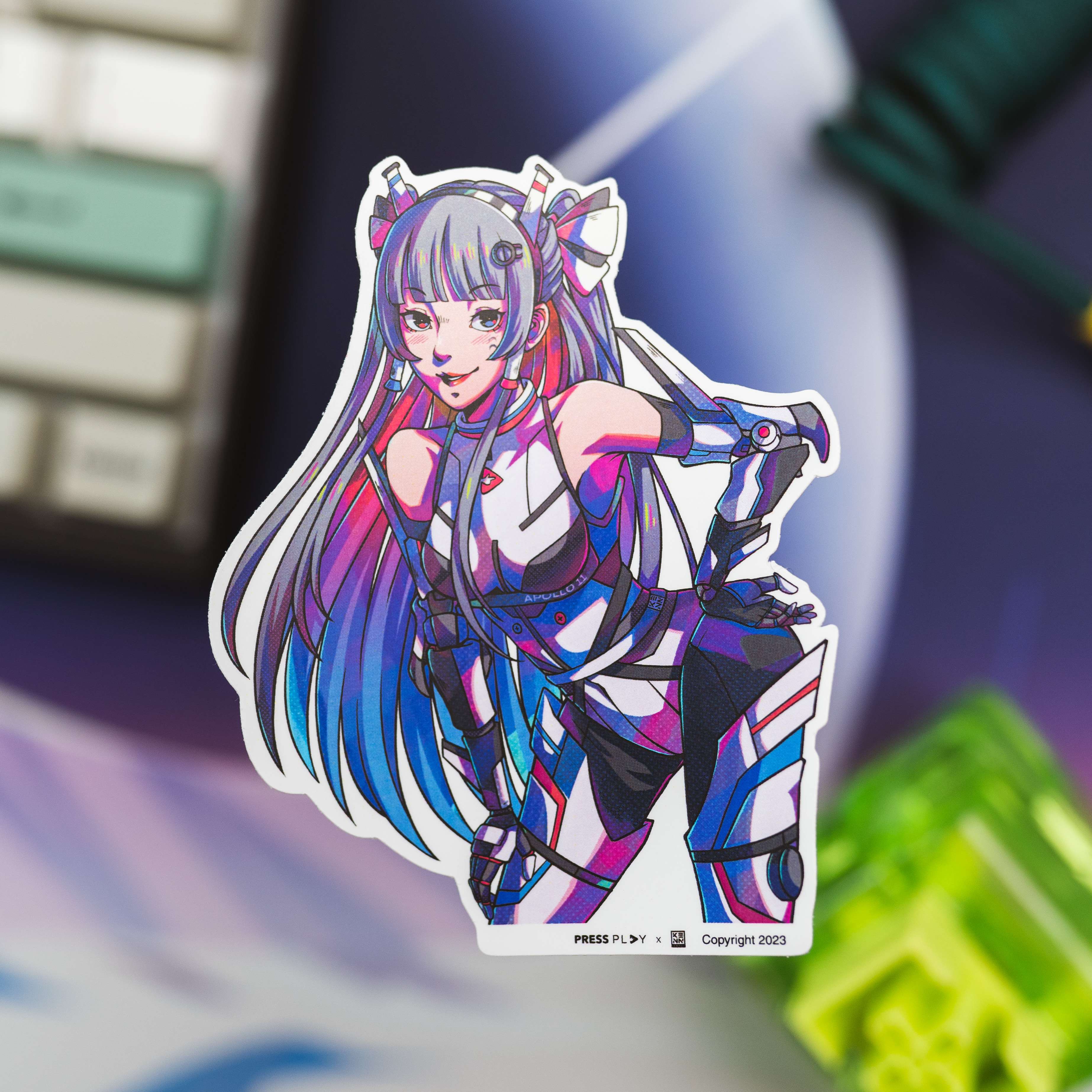SPACEGIRLS Press Play x kenn.arts Stickers - Image 10