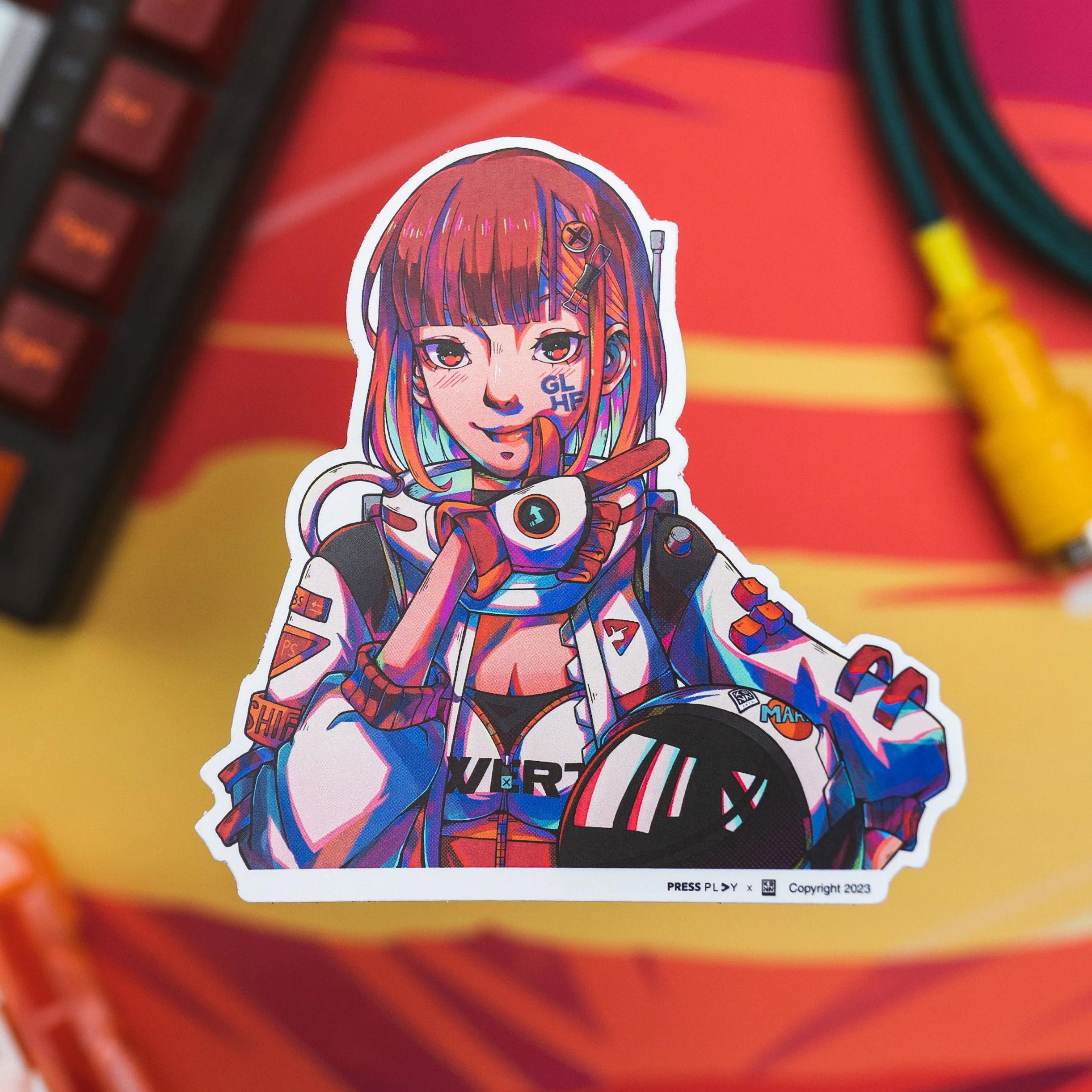 SPACEGIRLS Press Play x kenn.arts Stickers - Image 4