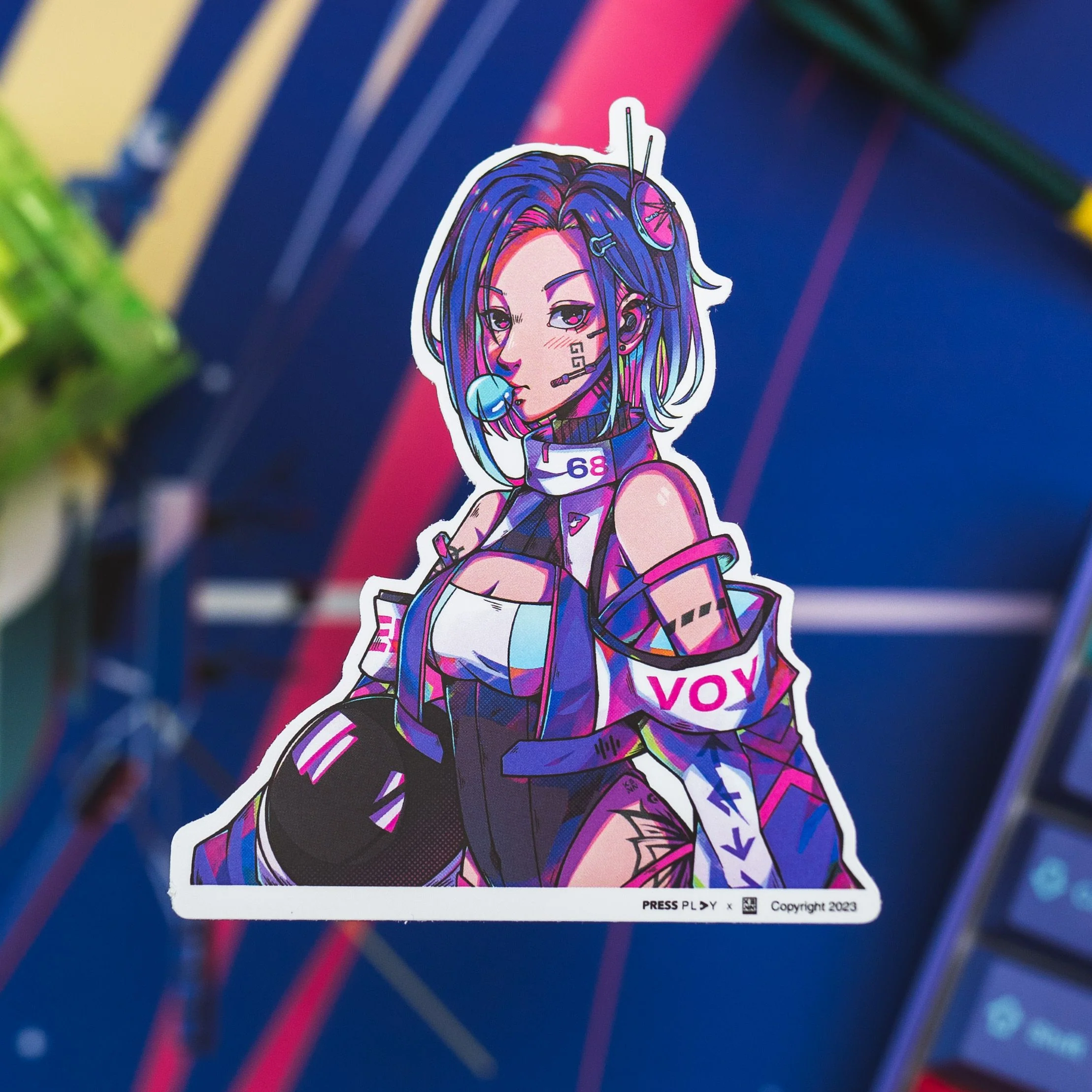 SPACEGIRLS Press Play x kenn.arts Stickers - Image 9