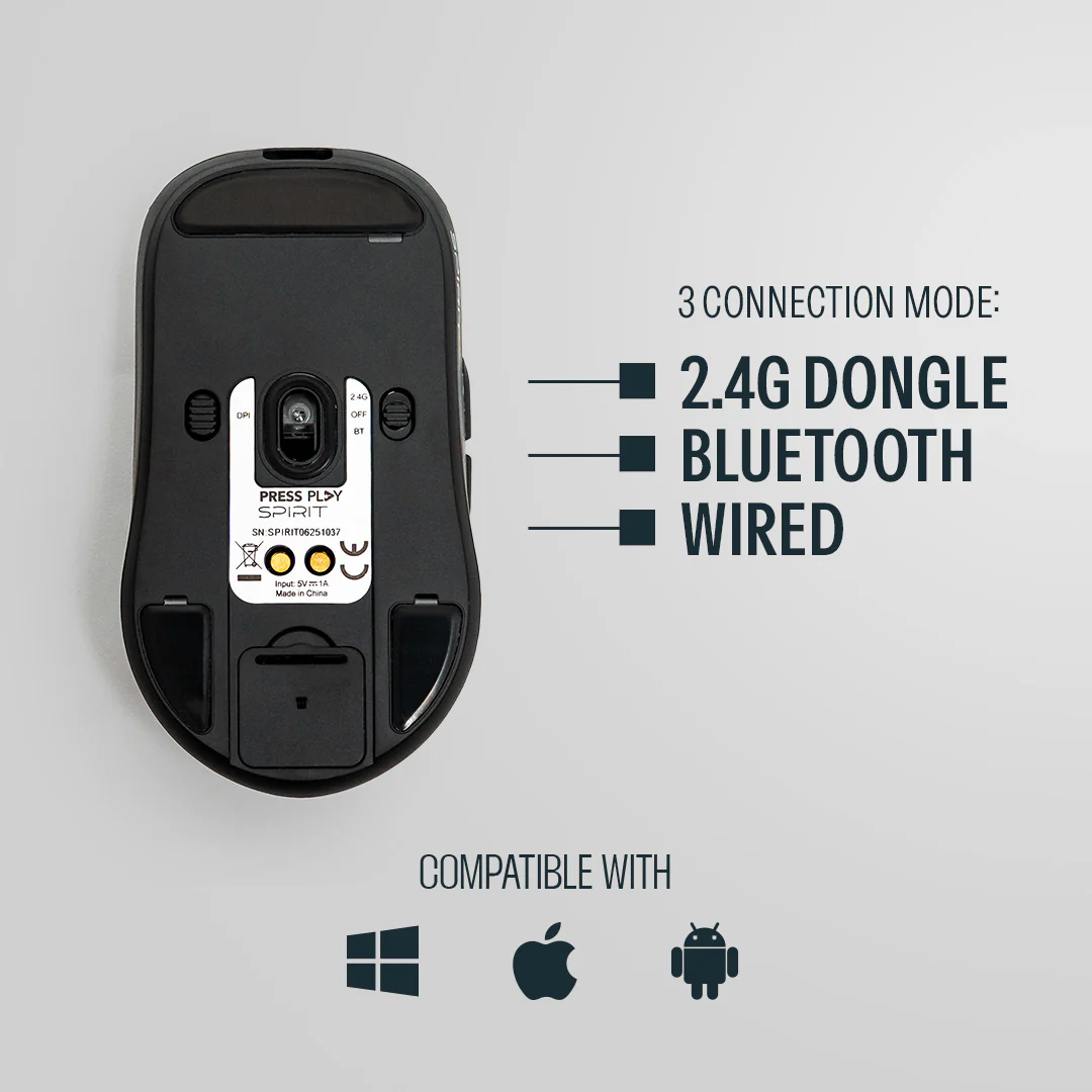 SPIRIT PAW3311 Ultralight Wireless Gaming Mouse - Image 4
