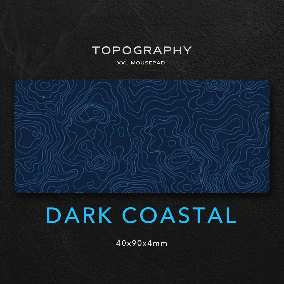 TOPOGRAPHY Series Gaming Mousepad Deskmat by Press Play - Image 8