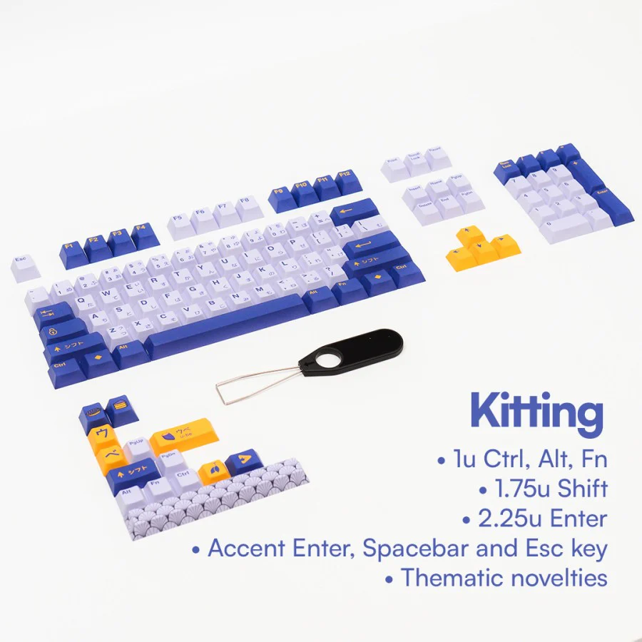 PPBT UBE PBT Dye Sub Keycaps by Press Play - Image 4