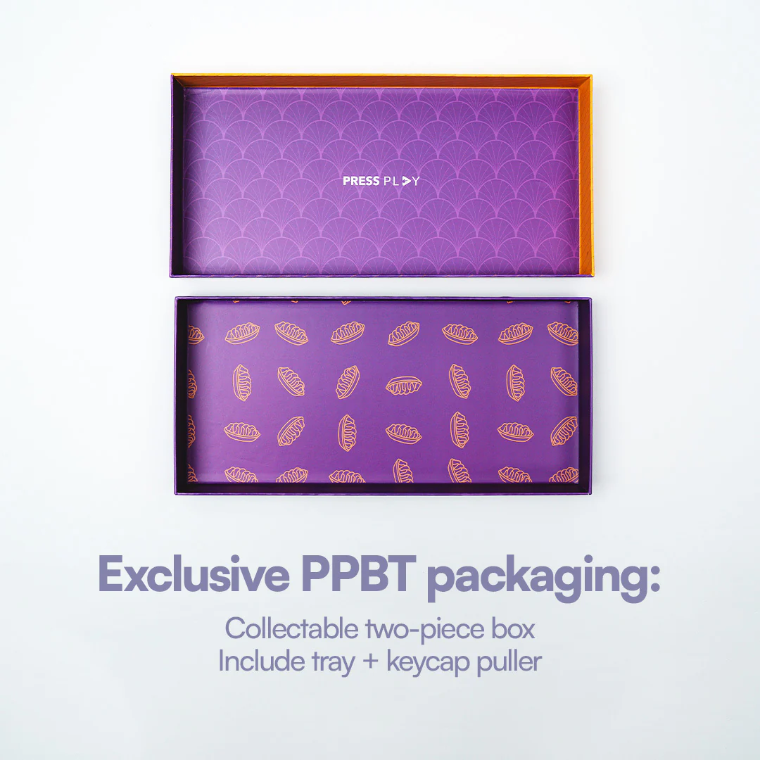 PPBT UBE PBT Dye Sub Keycaps by Press Play - Image 5