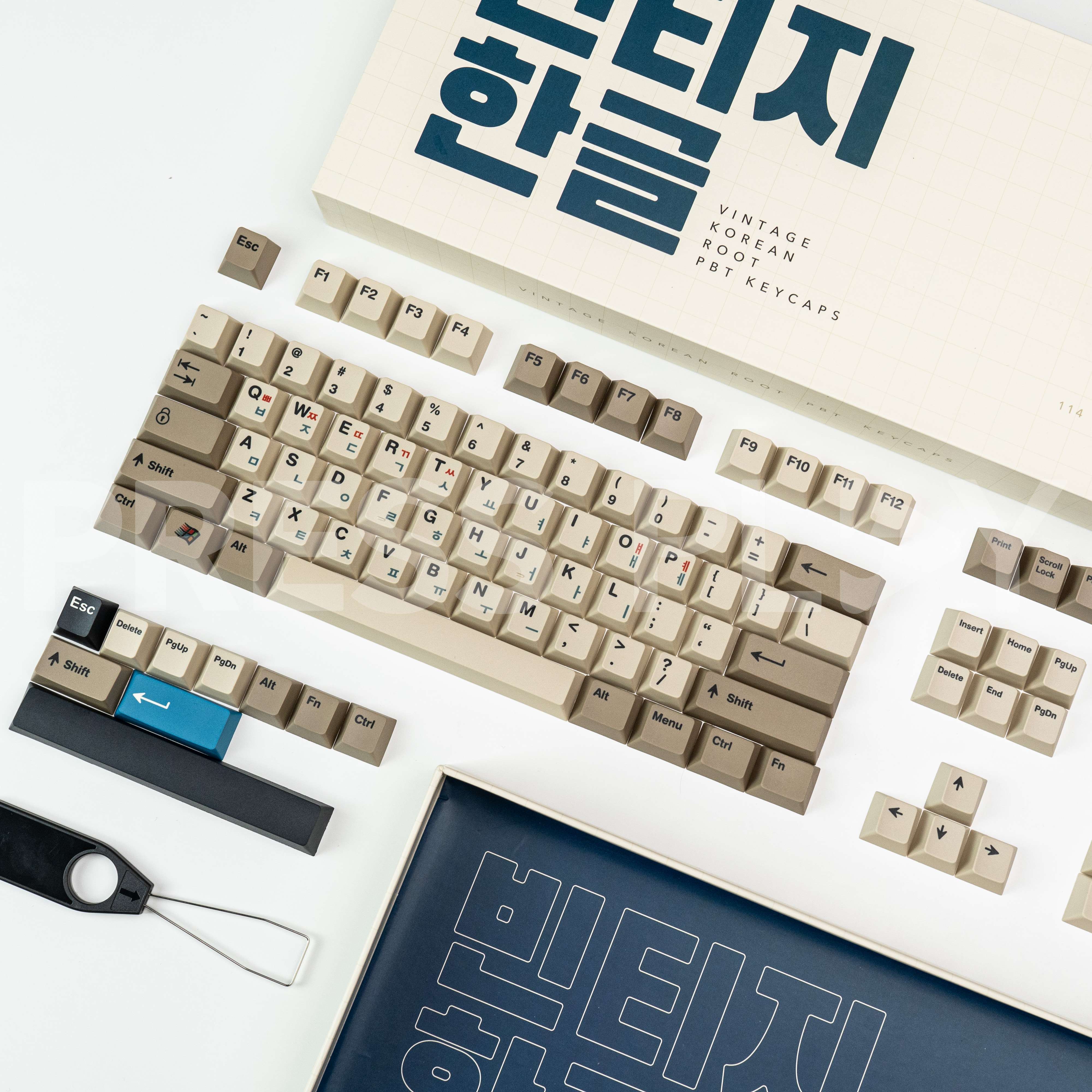 PPBT VINTAGE KOREAN ROOT Dye Sub Keycaps - Image 7