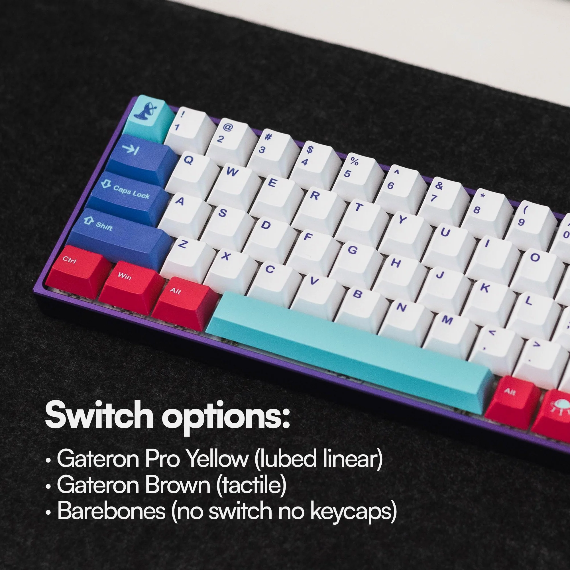 VOYAGER68 Lightyear Edition CNC Alu South Facing Mechanical Keyboard - Image 4