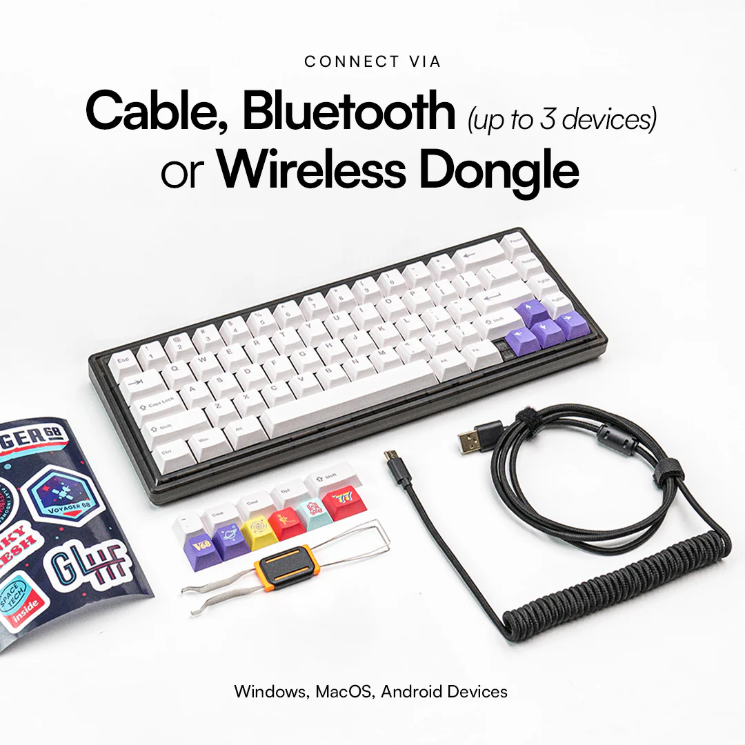 VOYAGER68 Wireless Mechanical Keyboard by Press Play - Image 4