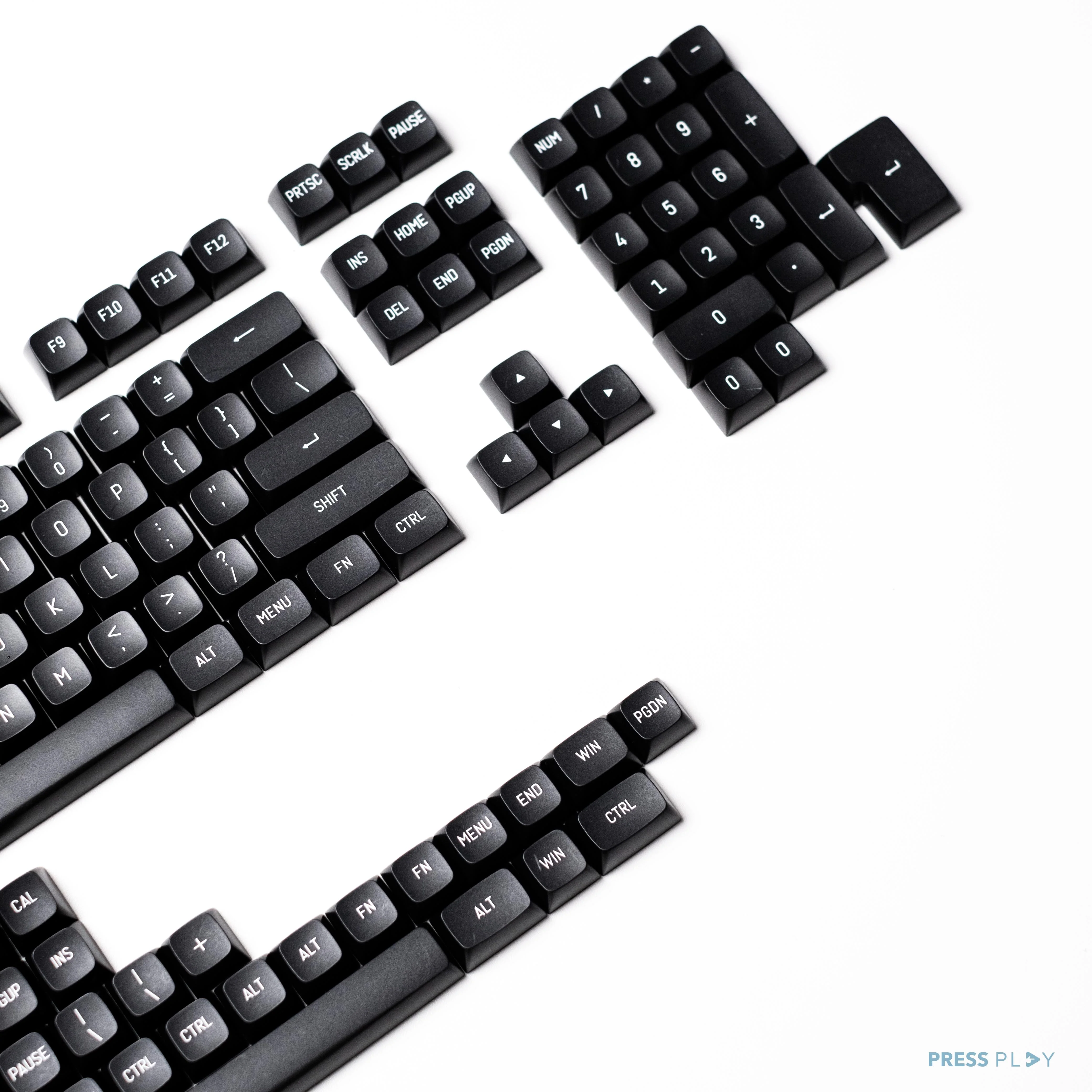 WoB White on Black CSA Profile Doubleshot PBT Keycaps - Image 4